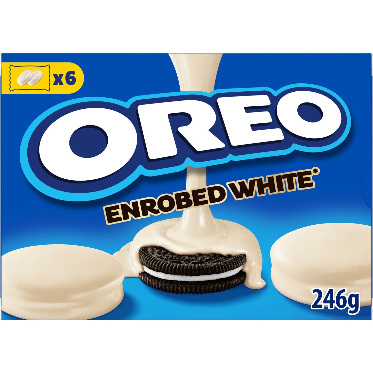Oreo White Chocolate Coated Biscuit (Beyaz Çikolata Kaplı Bisküvi) 246 G