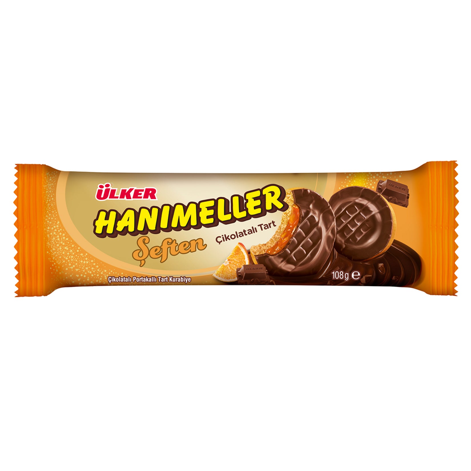 Ülker Hanımeller Chocolate Orange Tart Cookie 108g