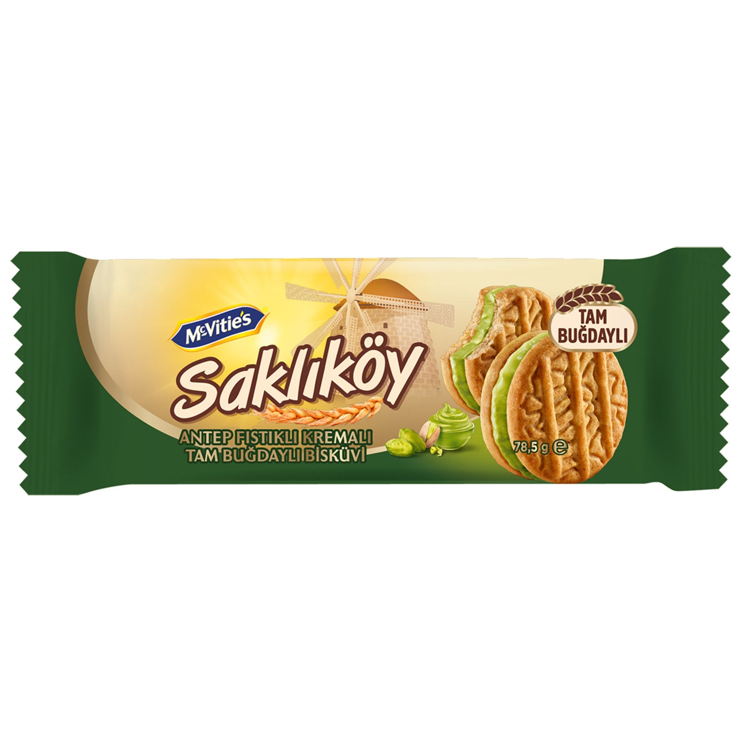 Mcvitie's Saklıköy Antep Fıstığı Kremalı Bisküvi 78.5 G