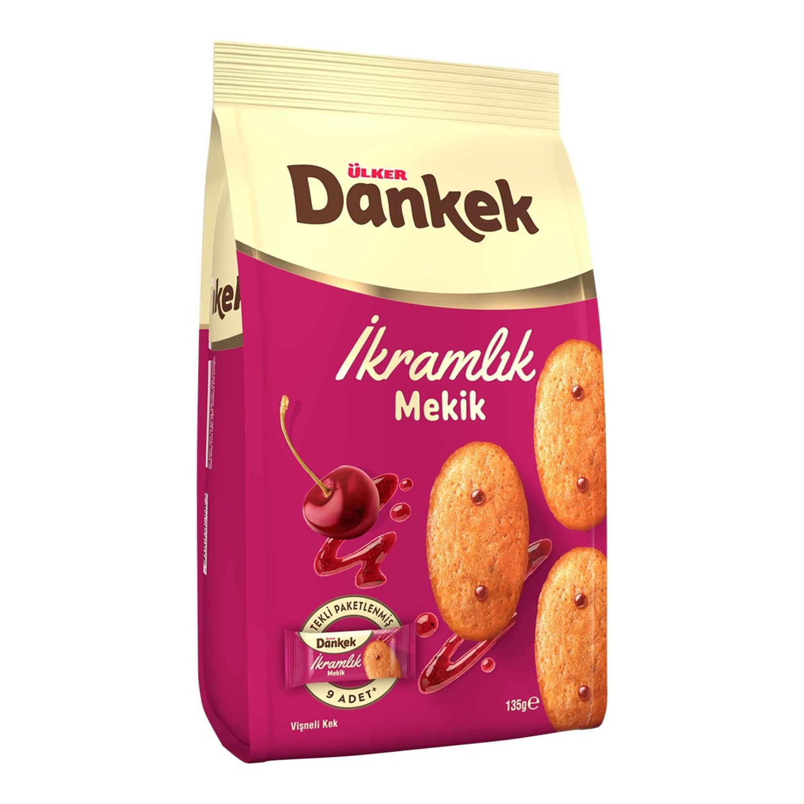 Ülker Dankek Vişneli Mini Mekik Kek 135 G