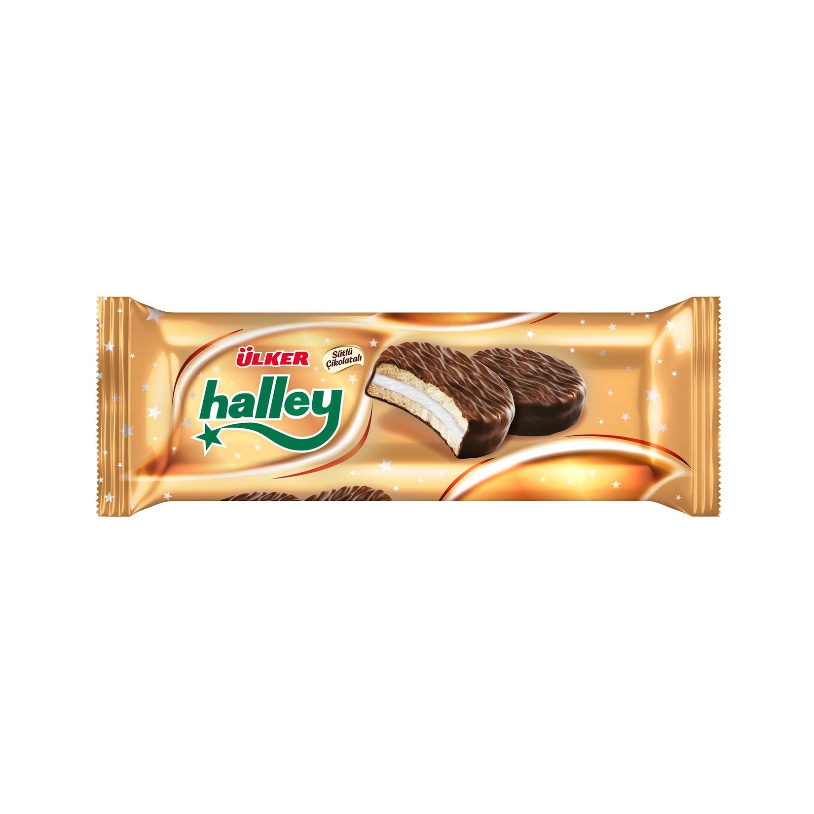 Ülker Halley Chocolate Coated Sandwich Biscuit 8-pack 240g