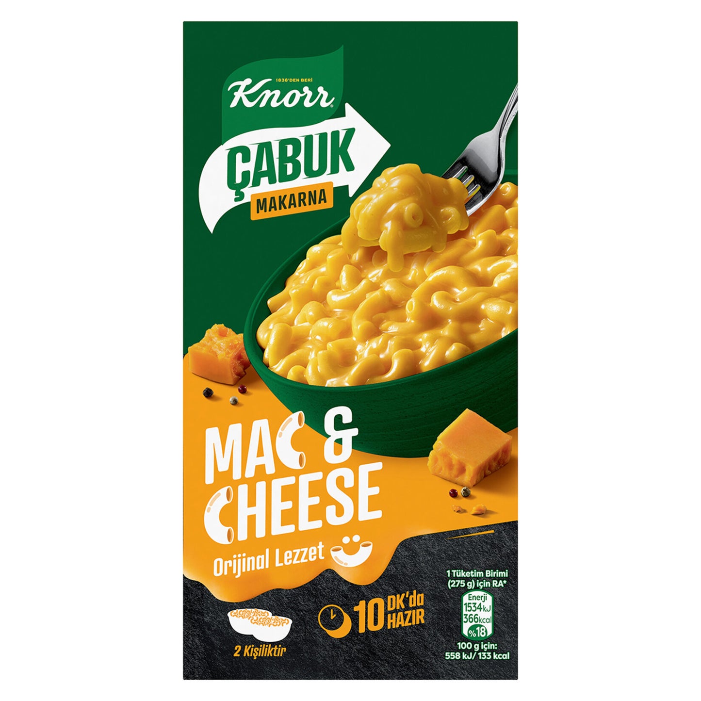 Knorr Çabuk Mac & Cheese Peynirli Makarna 212 G