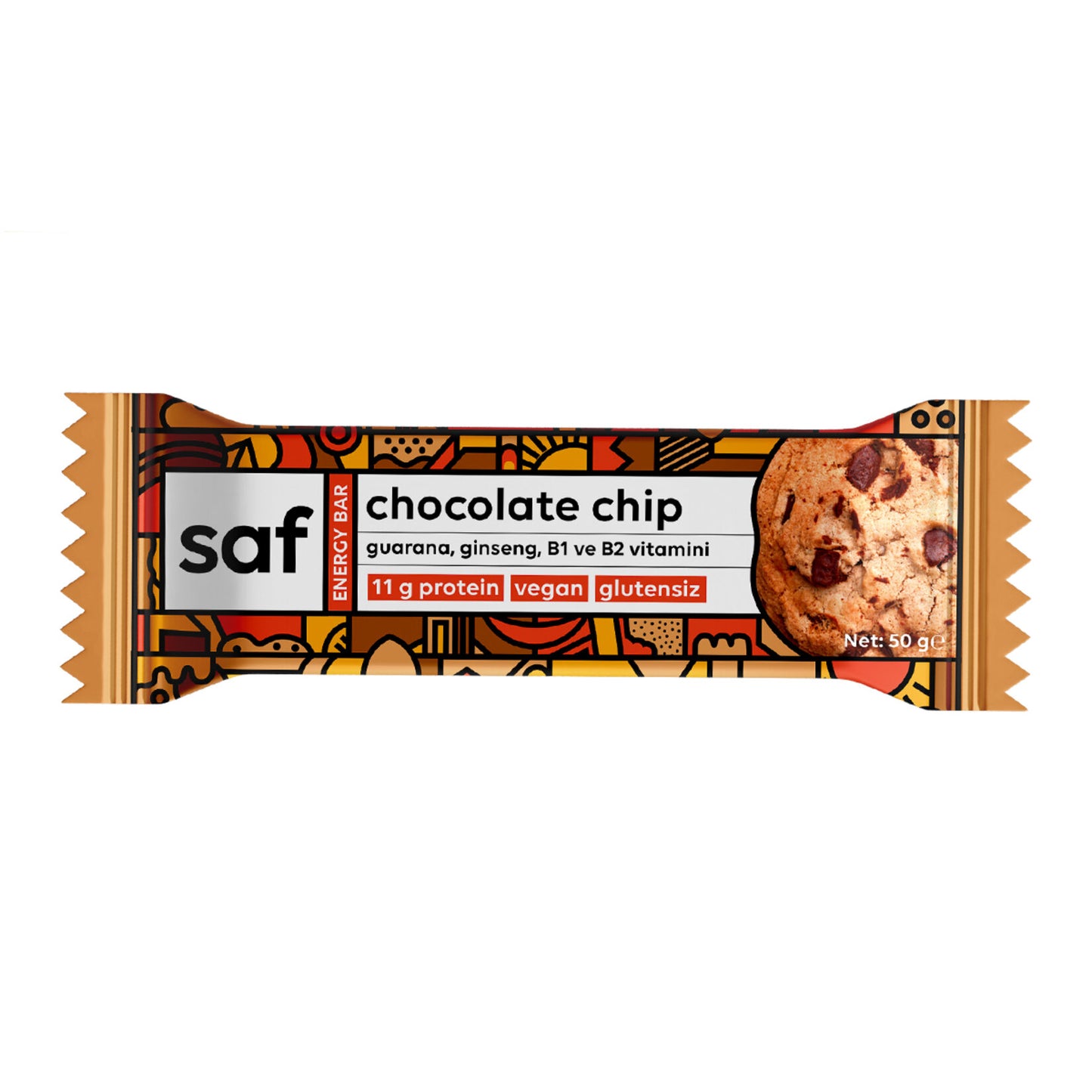 Saf Chocolate Chip Energy Bar 50 G