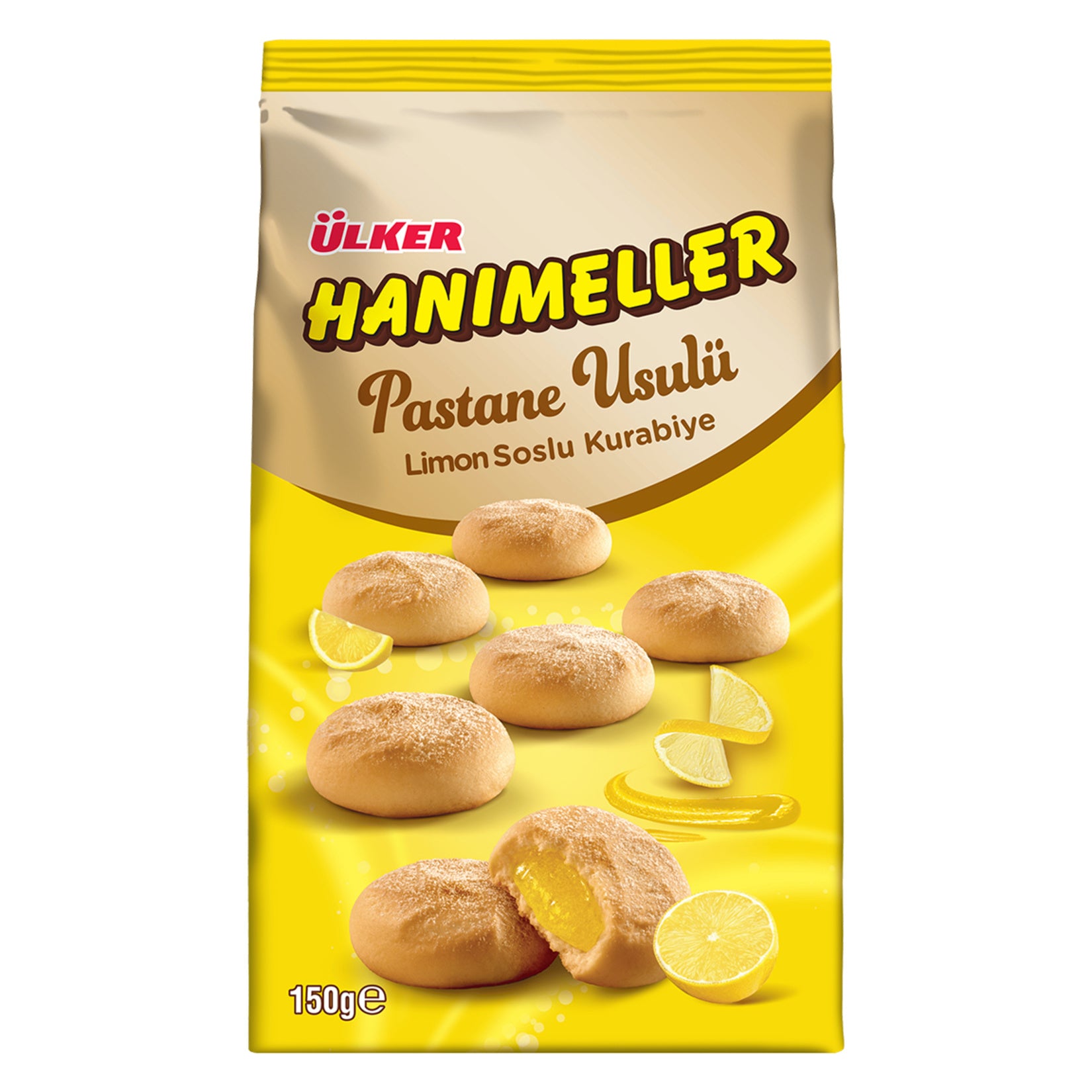 Ülker Hanımeller Lemon Sauce Cookies 150g
