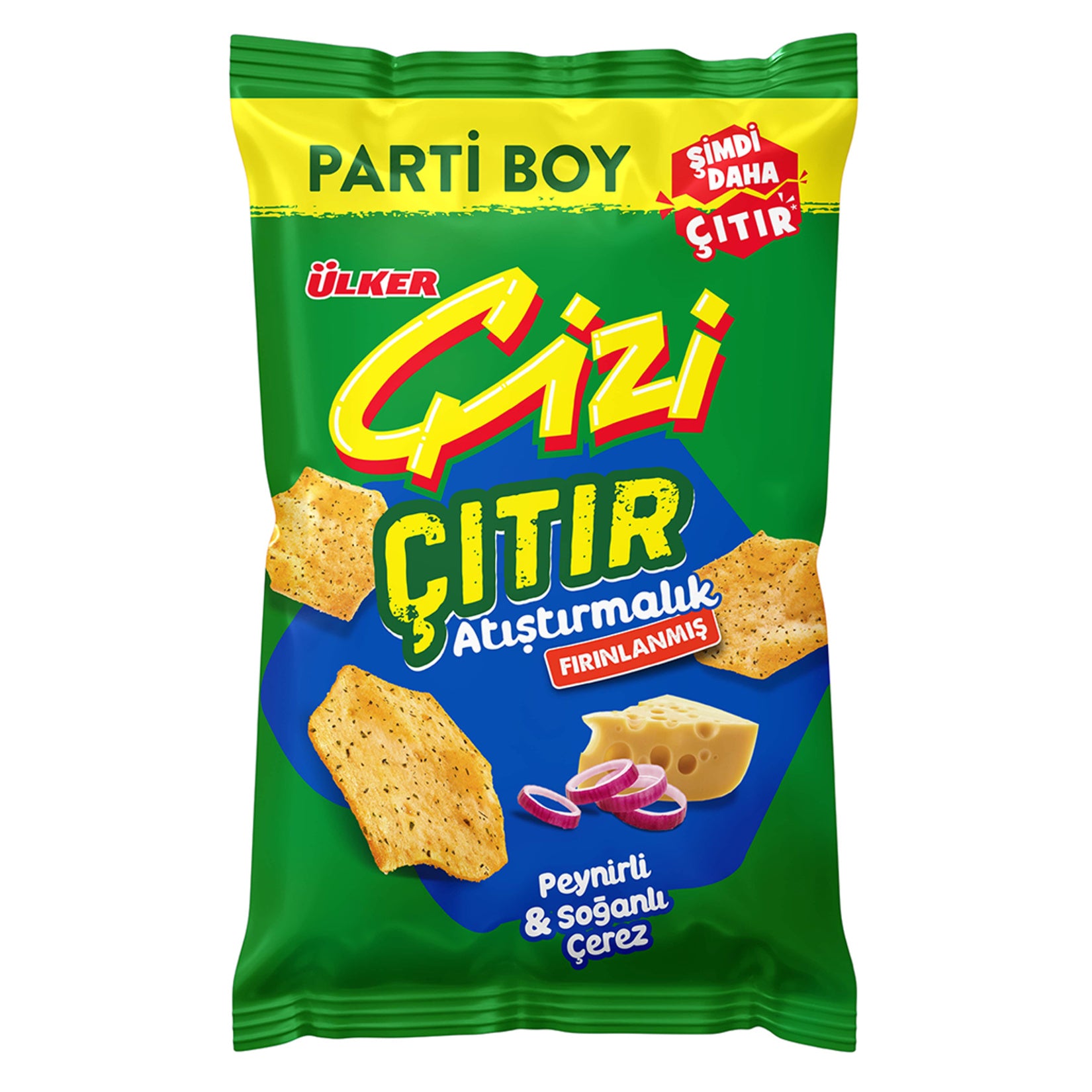 Ülker Çizi Çıtır Peynir & Soğan Parti Boy 160 G