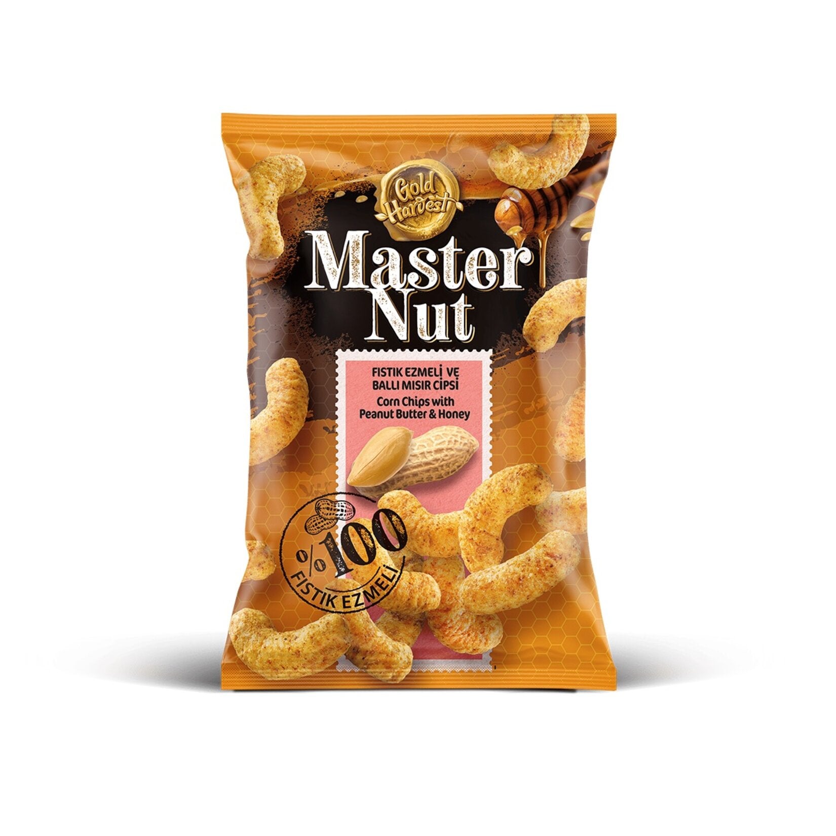 Master Nut Fıstık Ezmeli Ballı Mısır Cipsi 150 G
