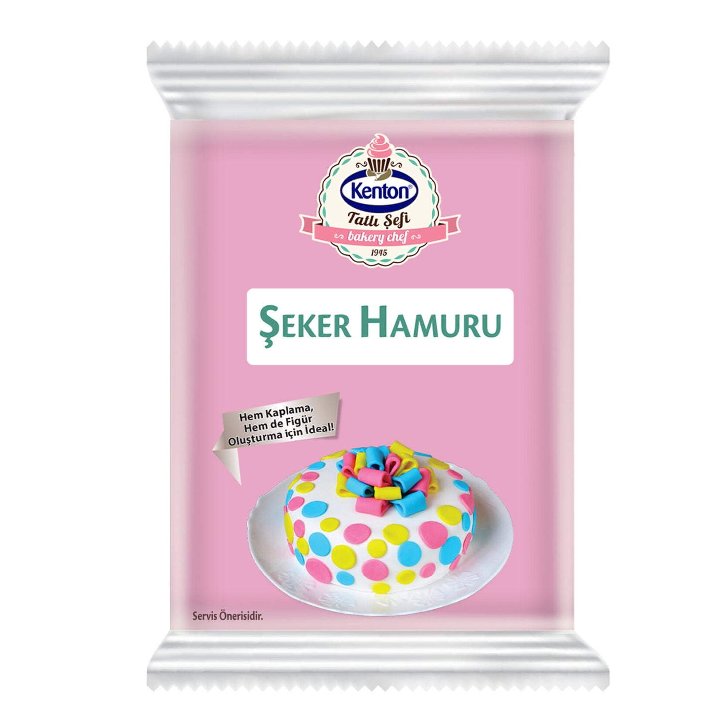 Kenton Sweet Chef Sugar Paste Pink (Kenton Tatlı Şefi Şeker Hamuru Pembe) 200g
