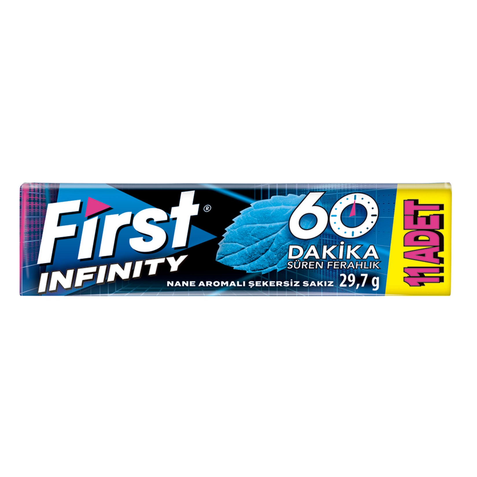 First Infinity 11S Stick Mint Flavored Gum (Nane Aromalı Sakız) 29.7g