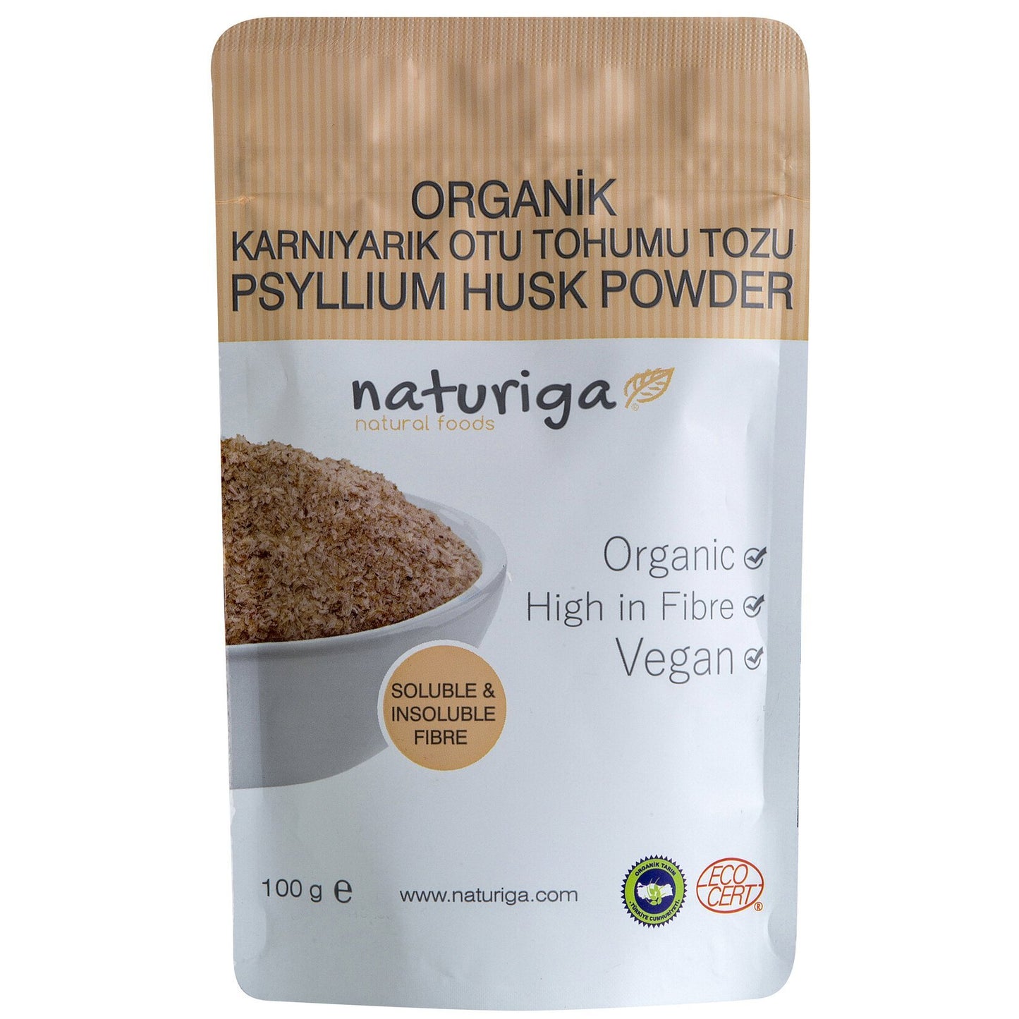 Naturiga Organik Karnıyarık Otu Tohumu Tozu 100 G