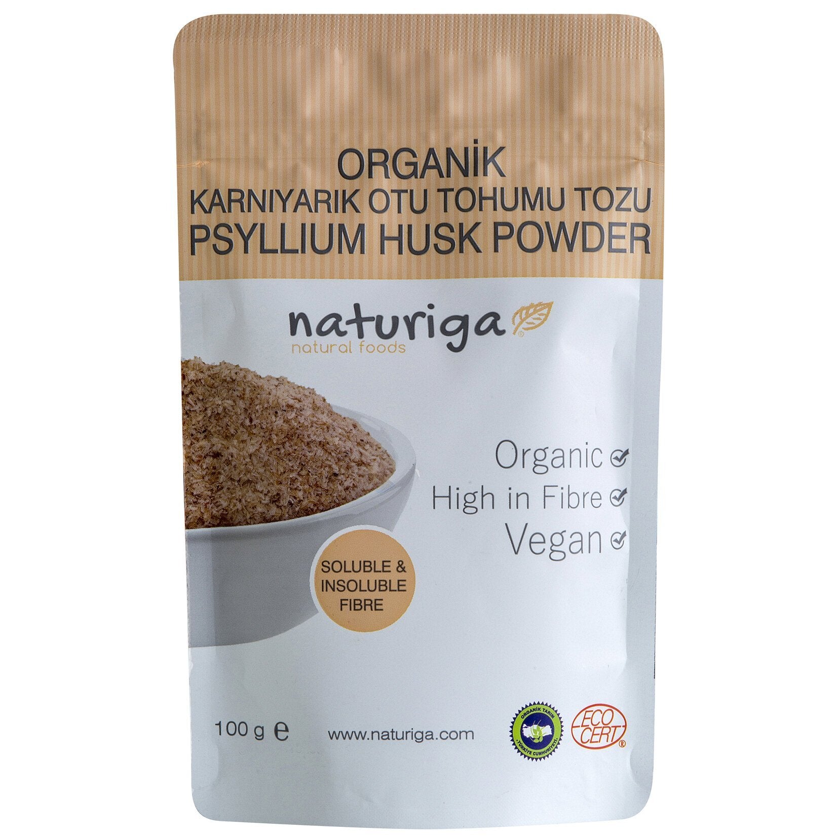 Naturiga Organik Karnıyarık Otu Tohumu Tozu 100 G