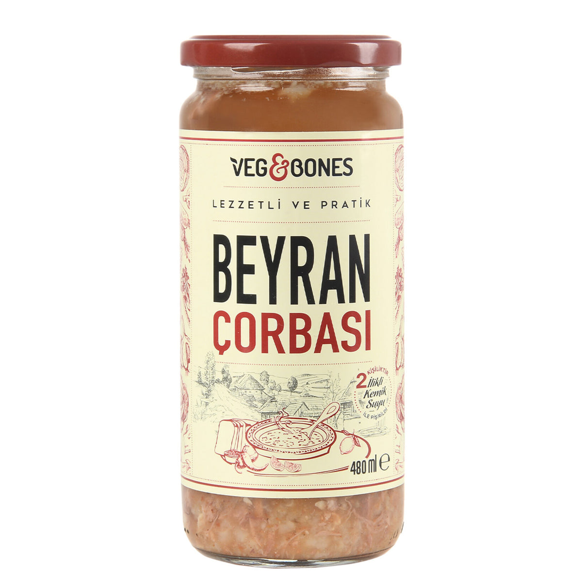 Veg&Bones Beyran Soup (Beyran Çorbası) 480 Ml