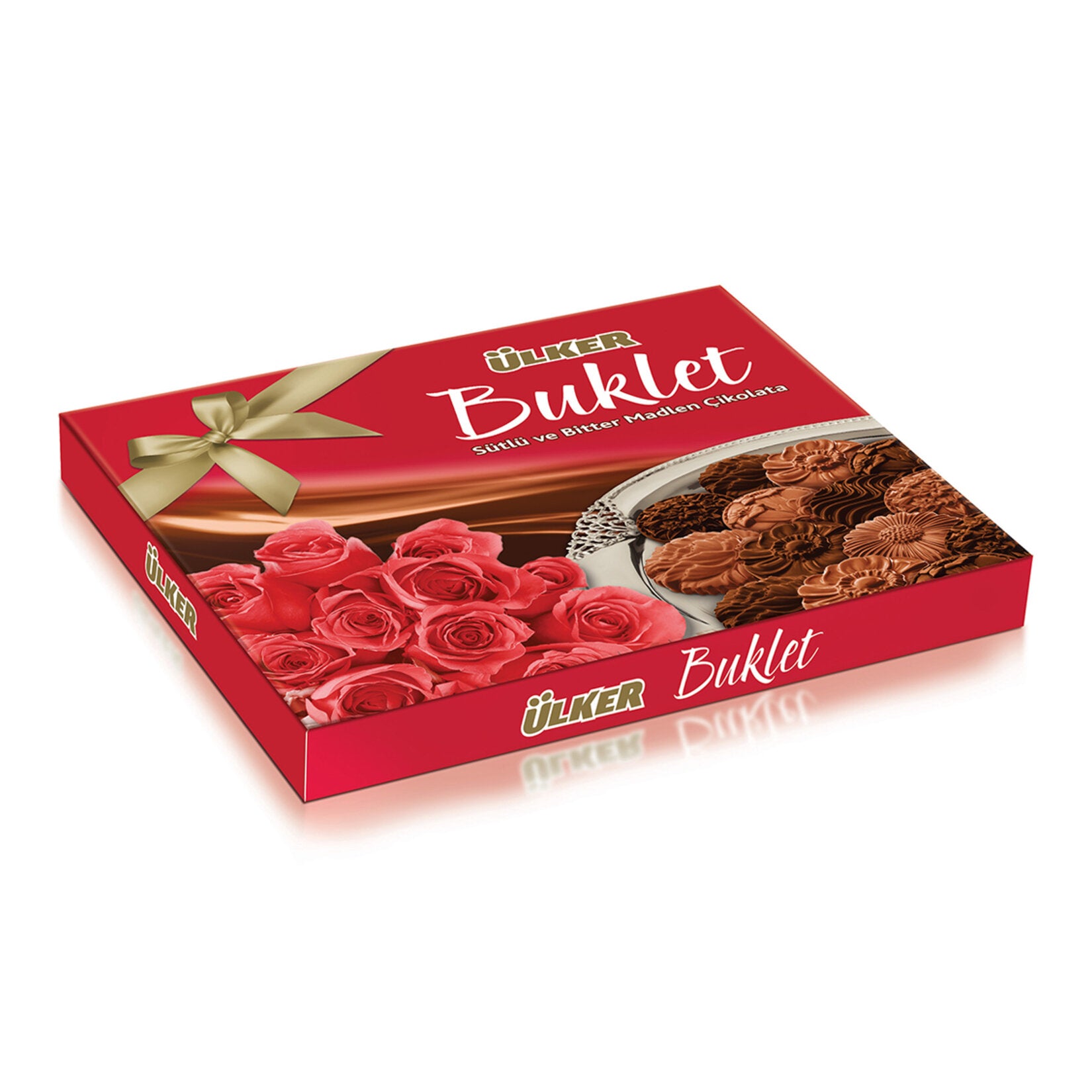 Ülker Milk and Dark Chocolate Mendiant Red 420g