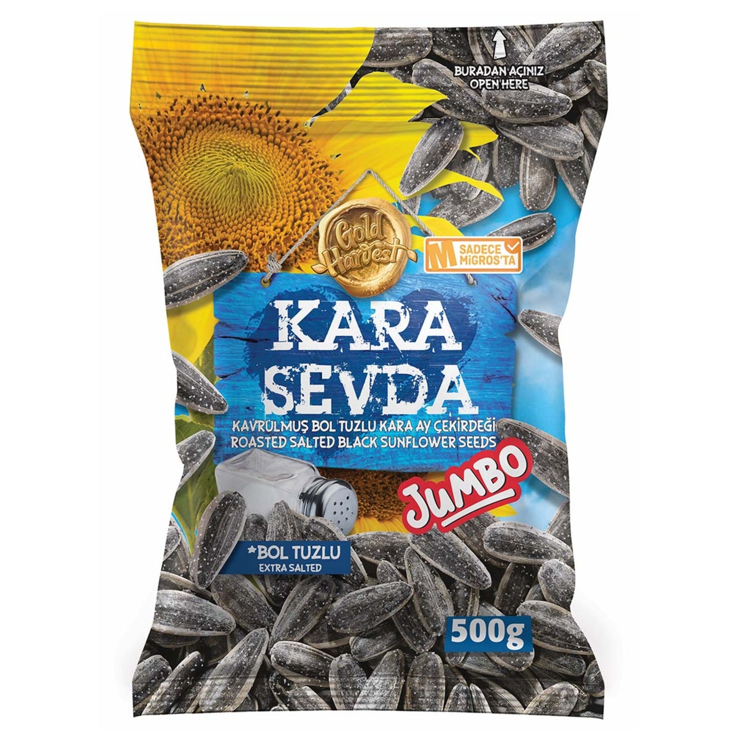 Kara Sevda Jumbo Ayçekirdek 500 G