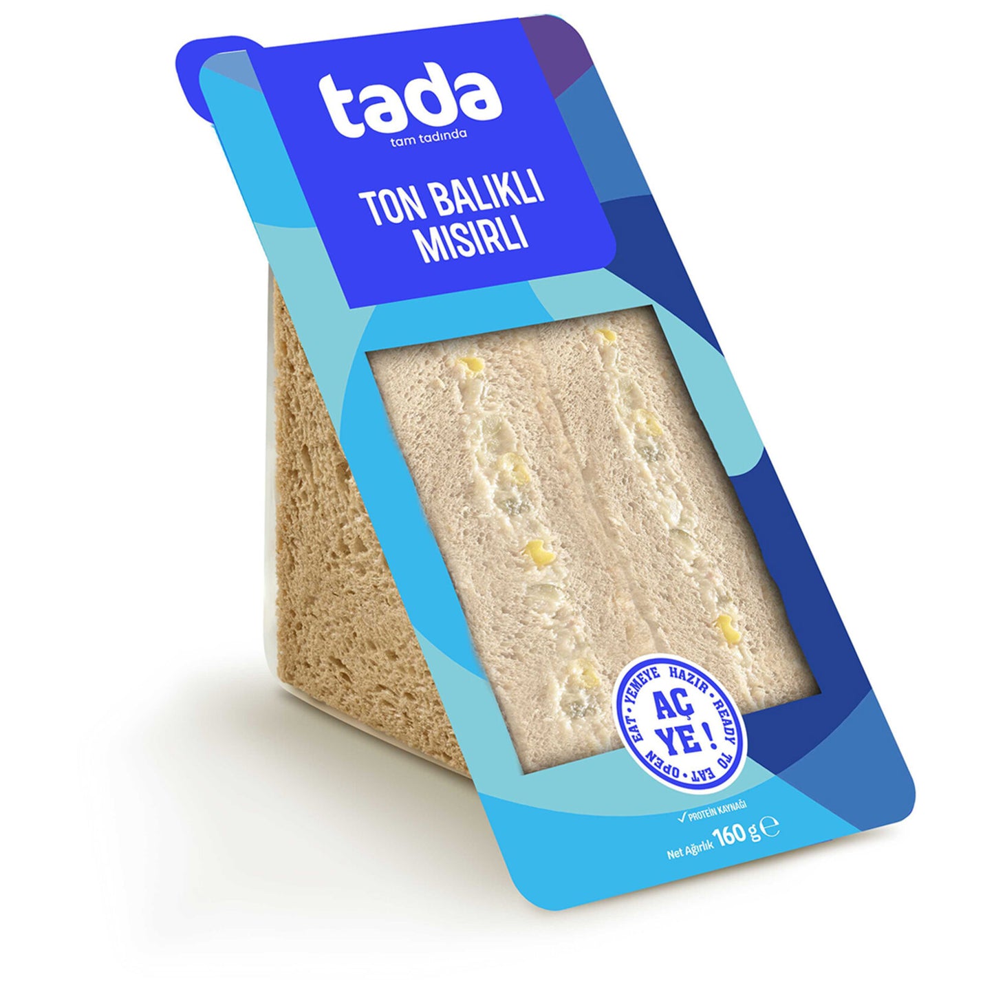 Tada Classic Tuna and Corn Sandwich (Klasik Ton Balıklı Mısırlı Sandviç) 160 G