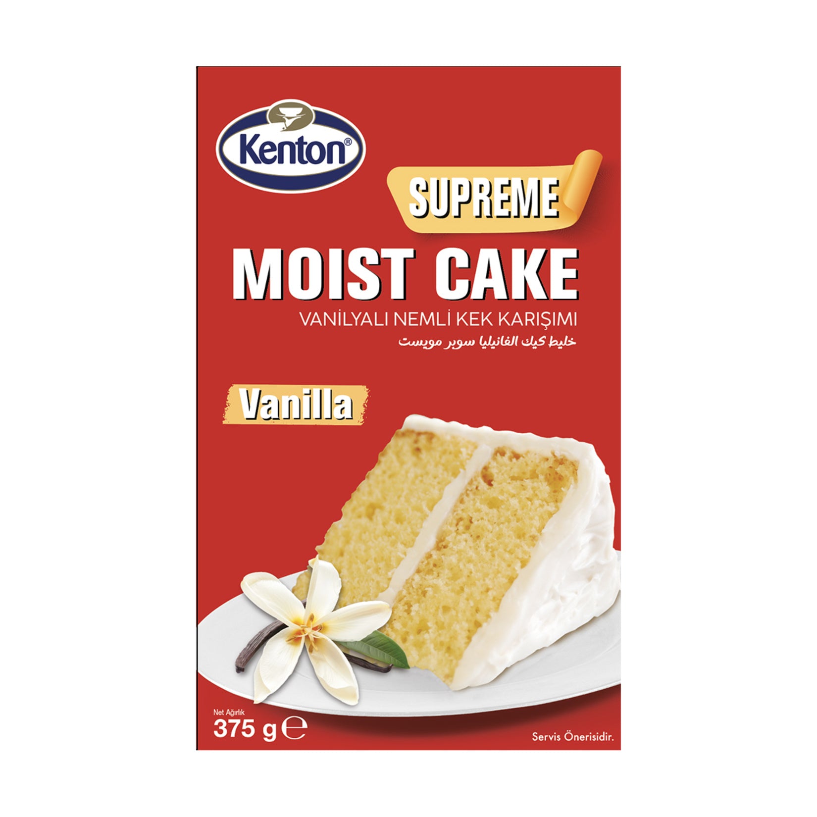 Kenton Supreme Moist Vanilla Cake Mix (Vanilyalı Kek Karışımı) 375g