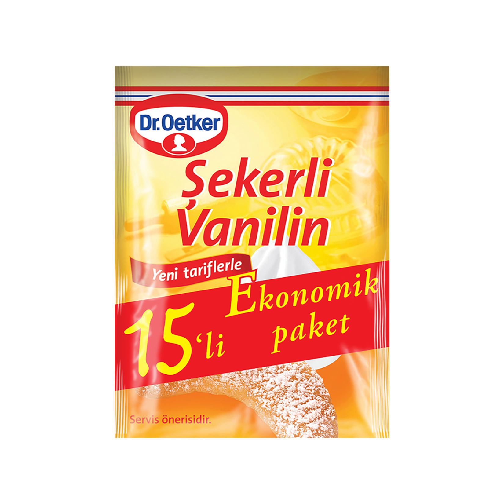 Dr.Oetker Sugared Vanilla (Şekerli Vanilin) 15-Pack 75g