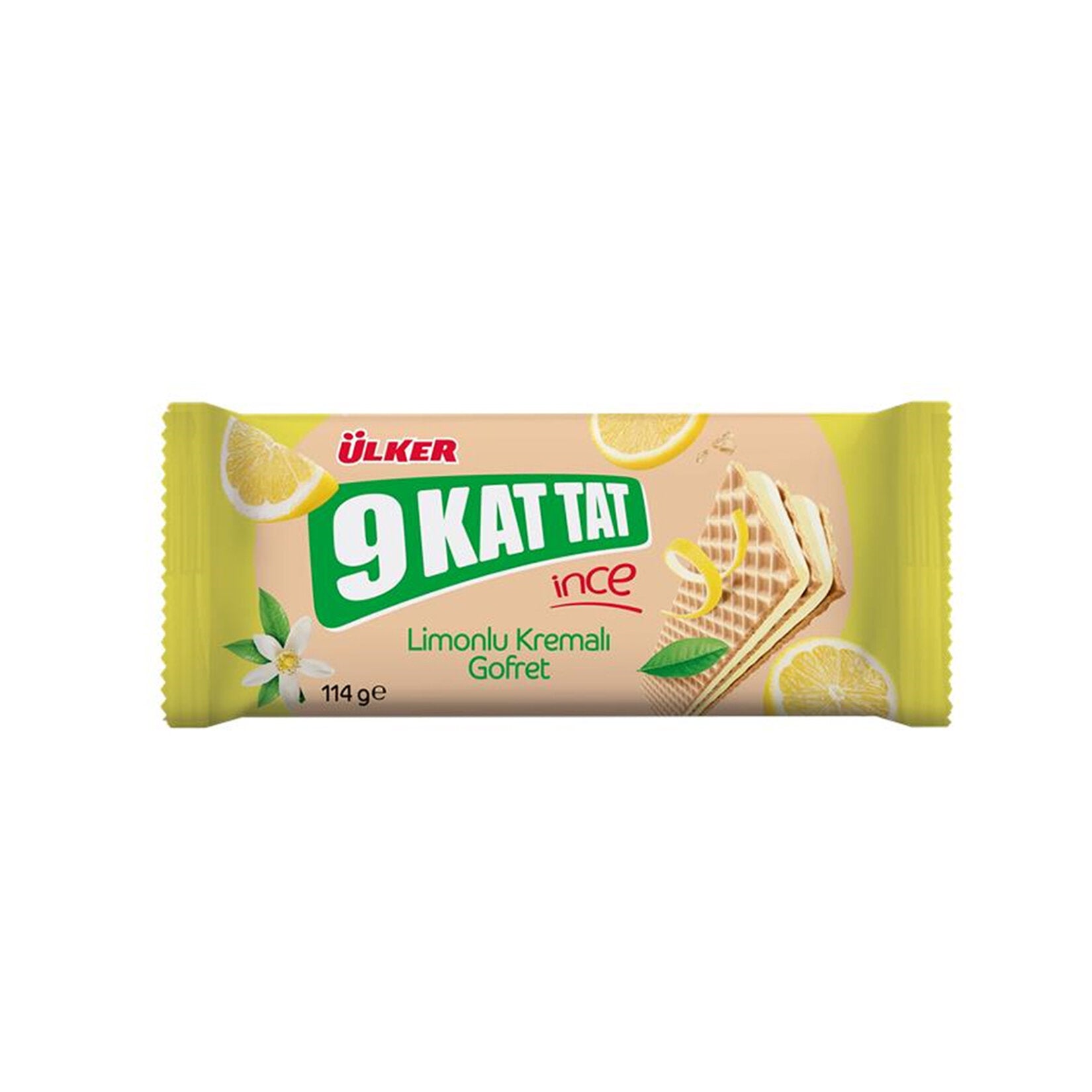 9 Kat Tat Thin Lemon Candy (Ülker) 114g