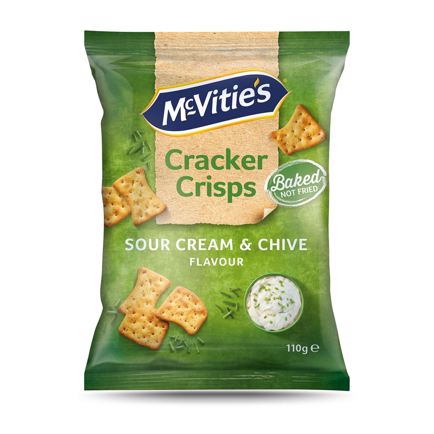 McVitie's Cracker Crisps Sour Cream & Chive  110 G