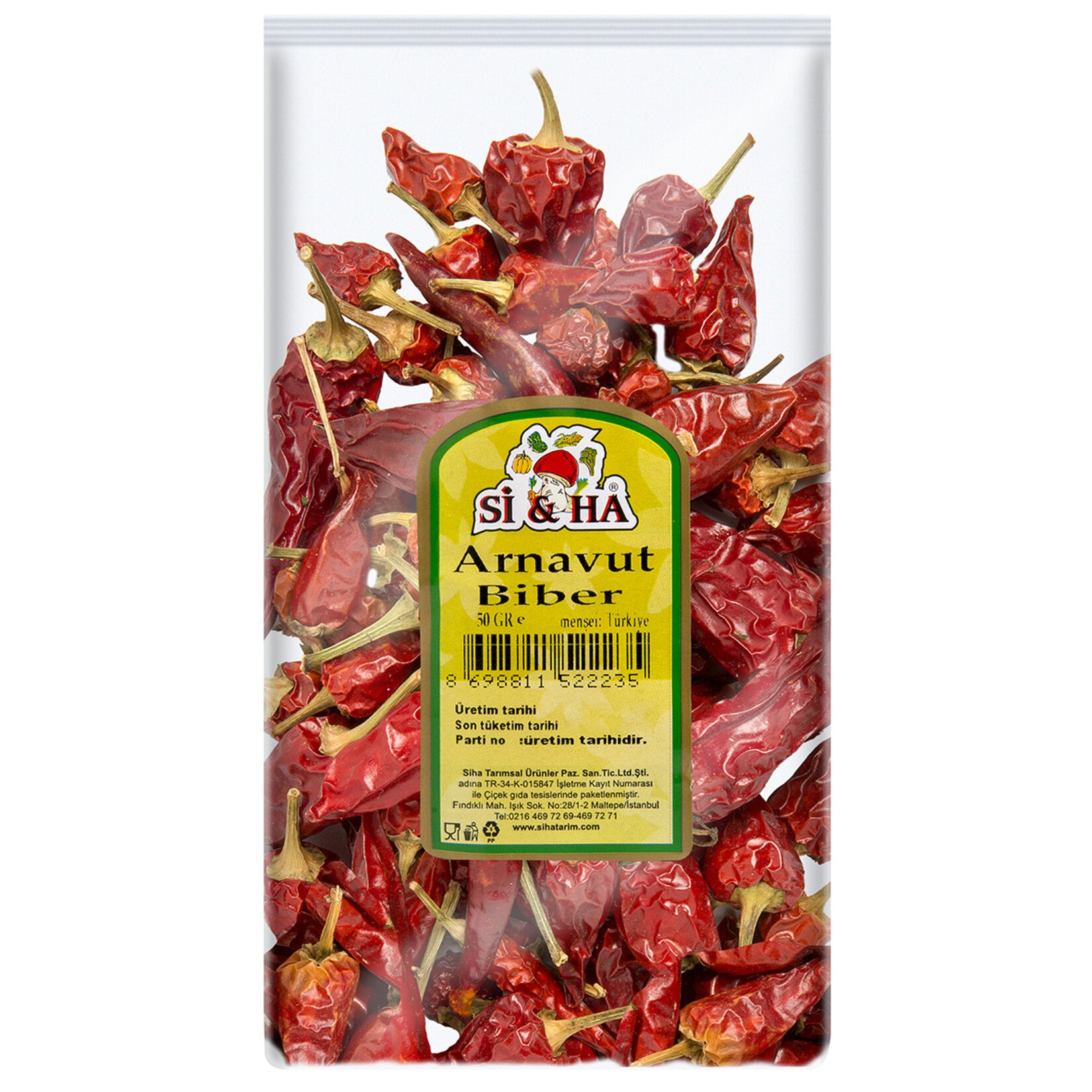 Si&Ha Cayenne Pepper (Arnavut Biberi) 50 G