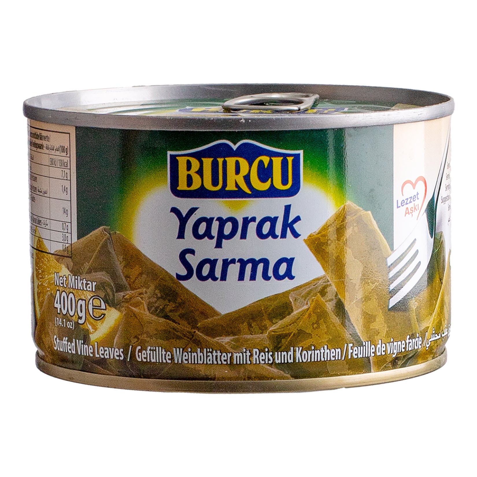 Burcu Stuffed Grape Leaves (Yaprak Sarma) 400 G