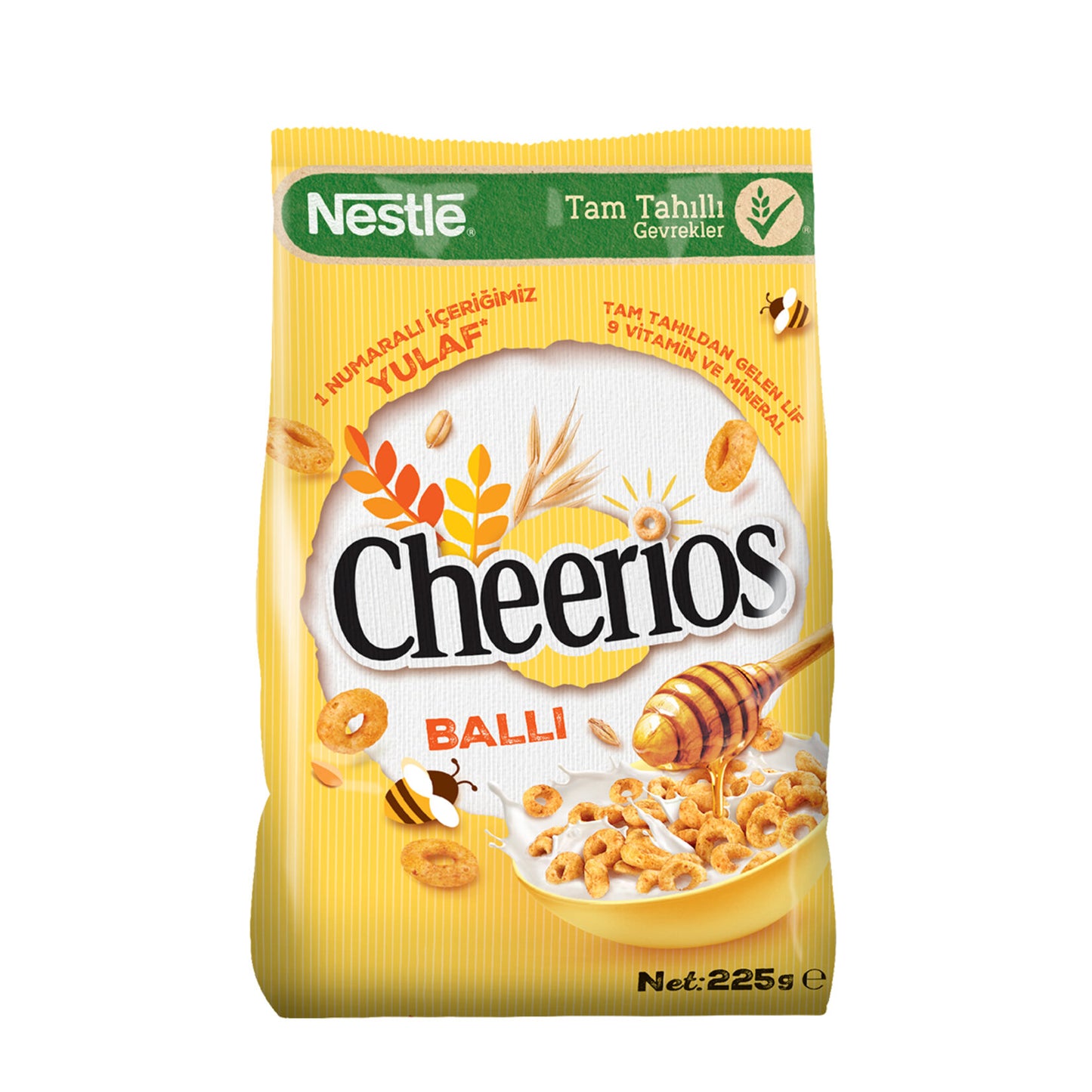 Nestle Cheerios Honey Cereal 225 G (Ballı Tahıl Gevreği)
