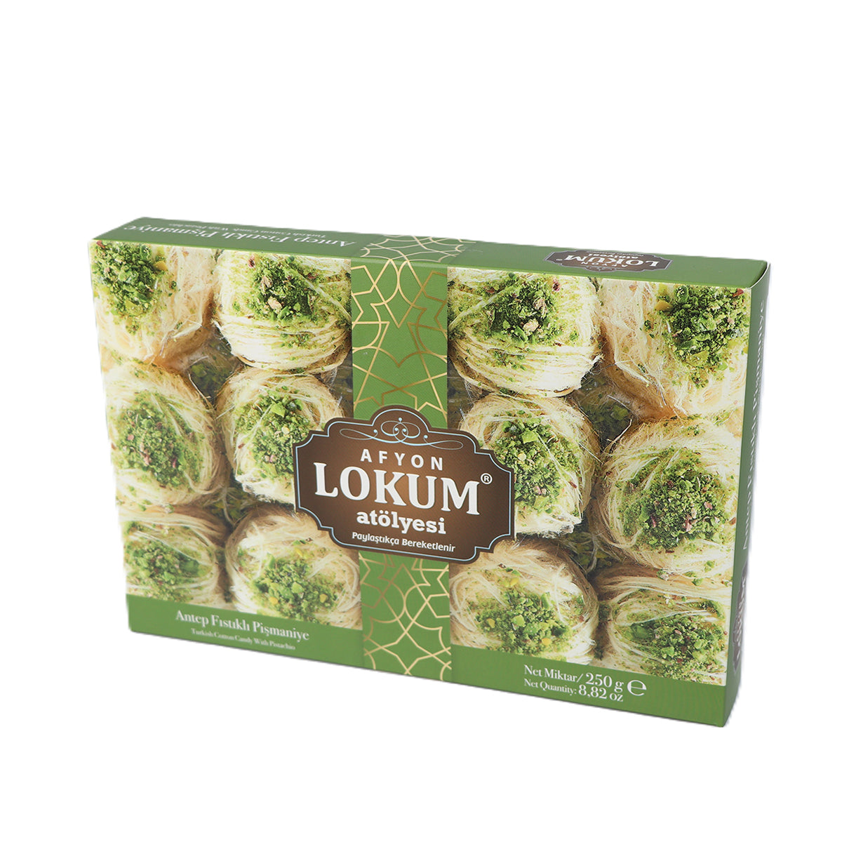 Lokum Atölyesi Pistachio (Antep Fıstığı) Pişmaniye 250g