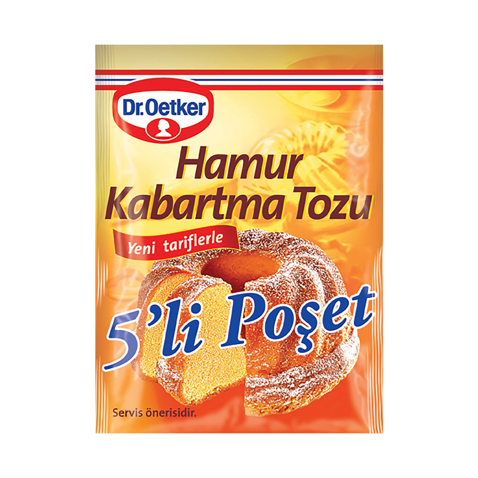 Dr.Oetker Baking Powder (Hamur Kabartma Tozu), 5 Pack, 50 G