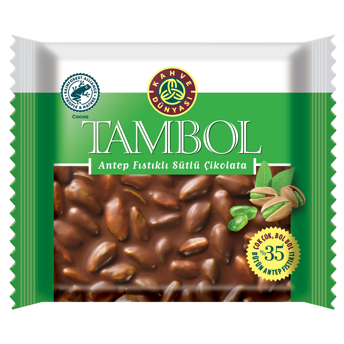 Kahve Dünyası Tambol Pistachio Milk Chocolate 77g