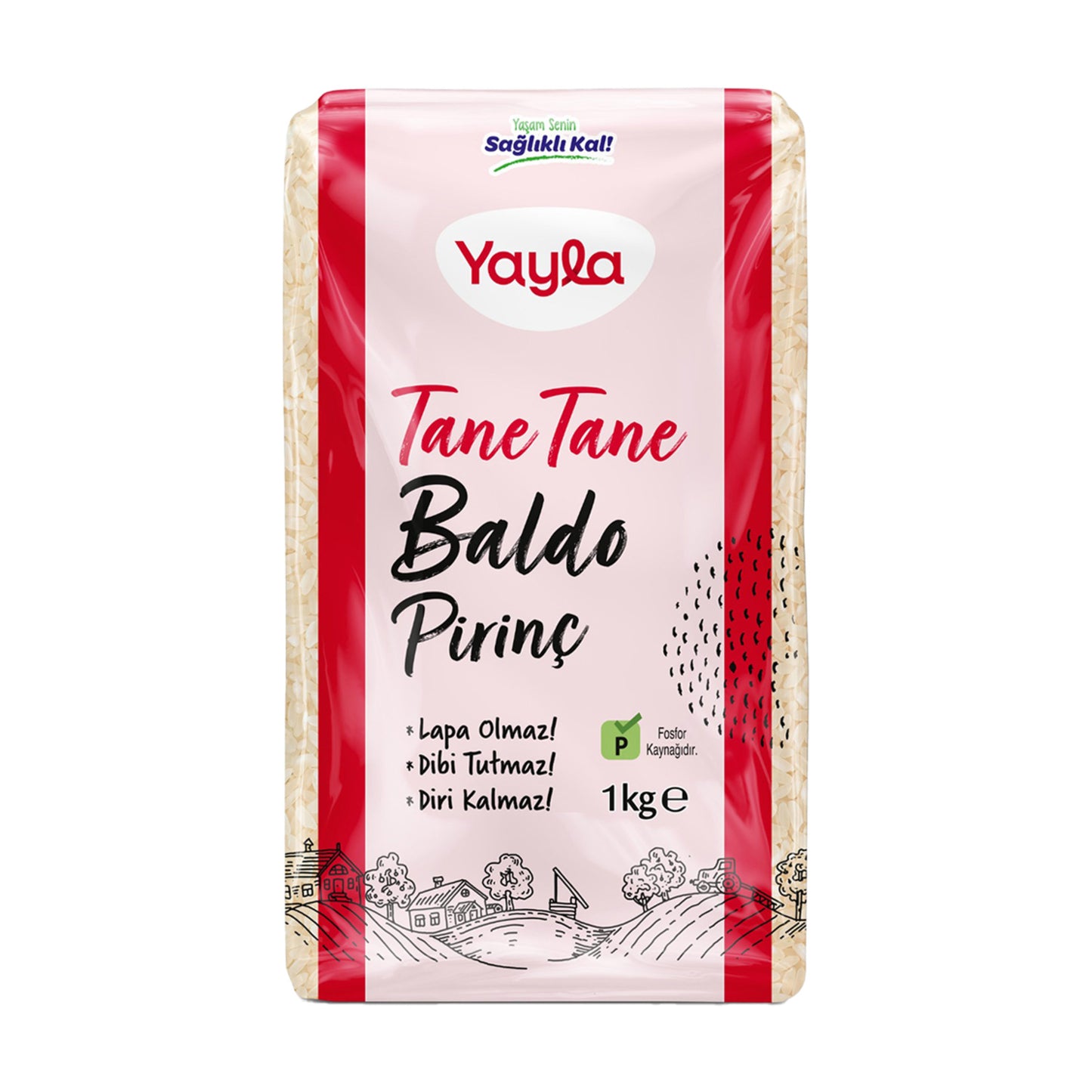Yayla Tane Tane Baldo Pirinç 1 Kg