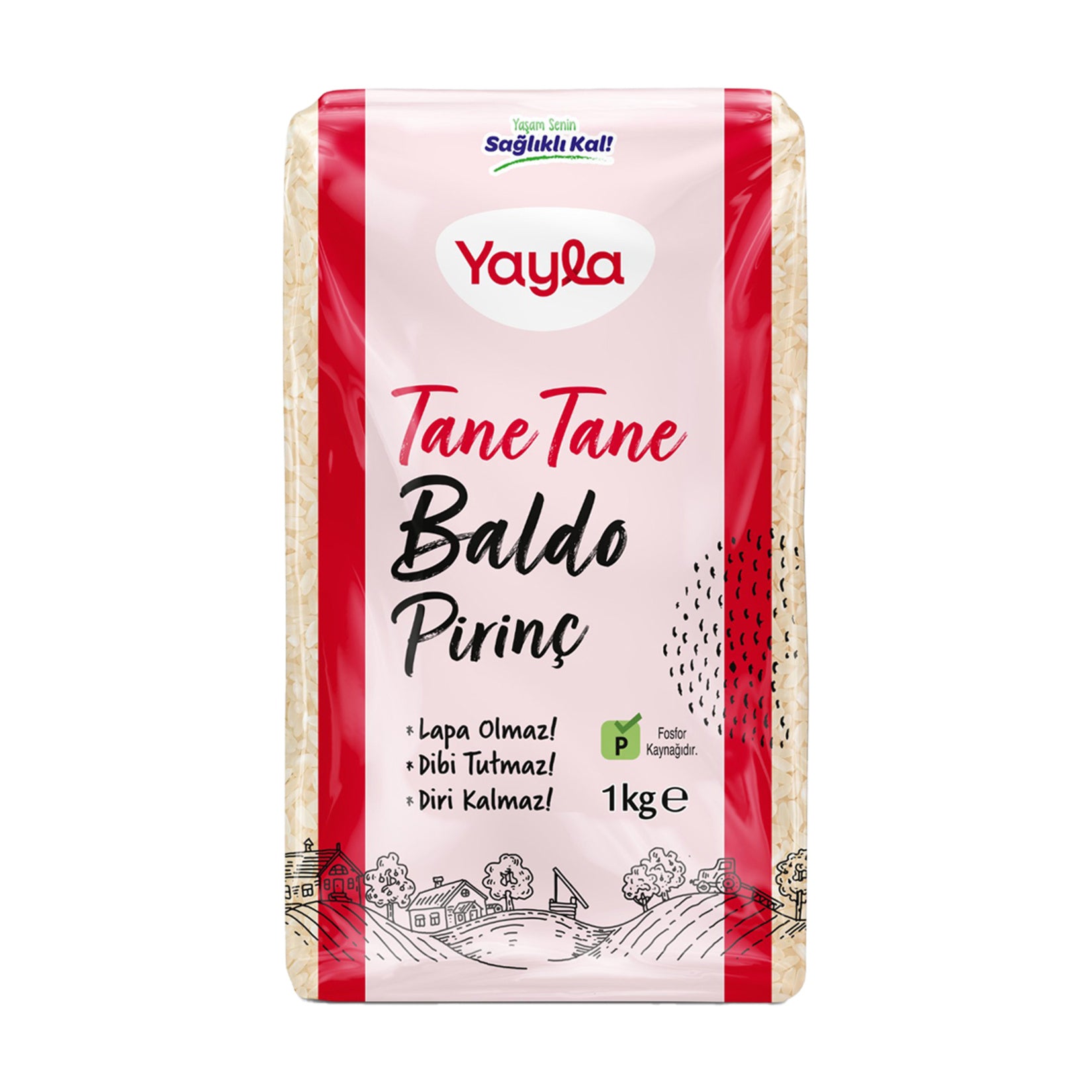 Yayla Tane Tane Baldo Pirinç 1 Kg