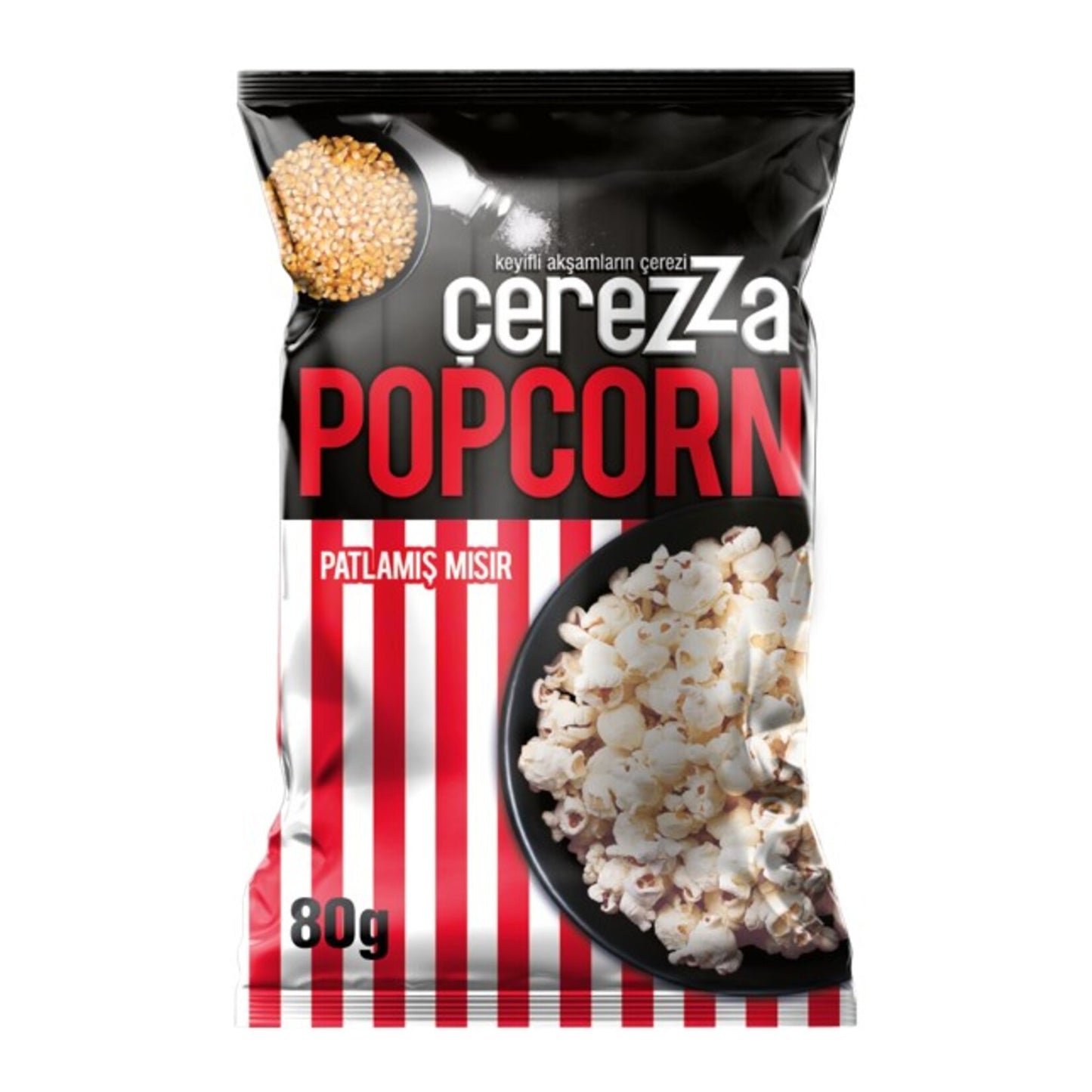 Çerezza Popcorn Puffed Corn Super Size 80g
