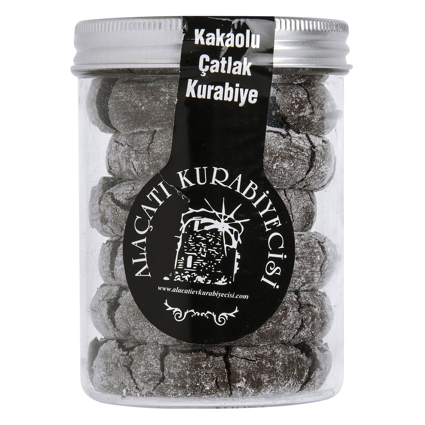 Alaçatı Cookie Shop Cocoa Cracked Cookie (Kakaolu Çatlak Kurabiye) 280g