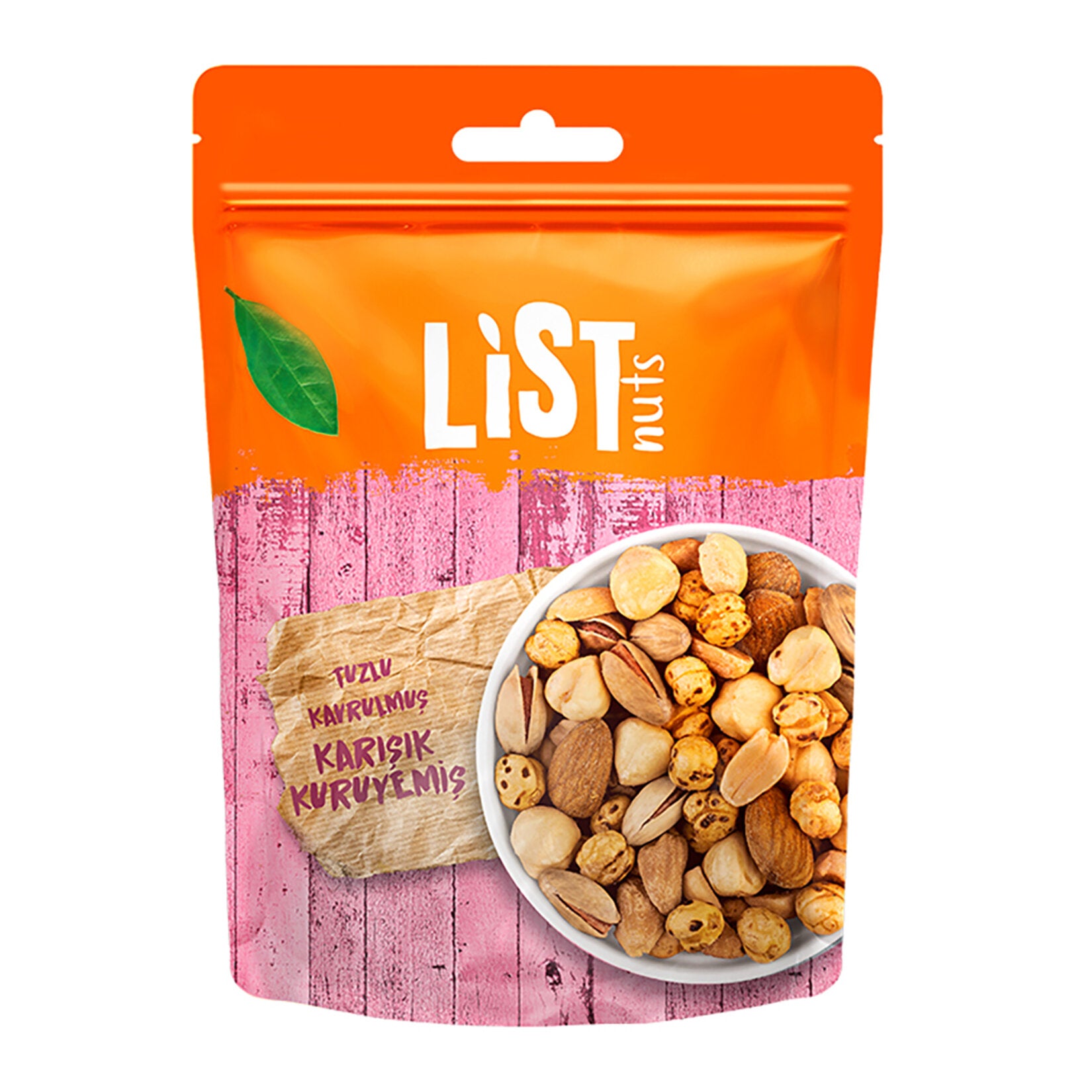 List Nuts Salted Roasted Mixed Nuts 125g