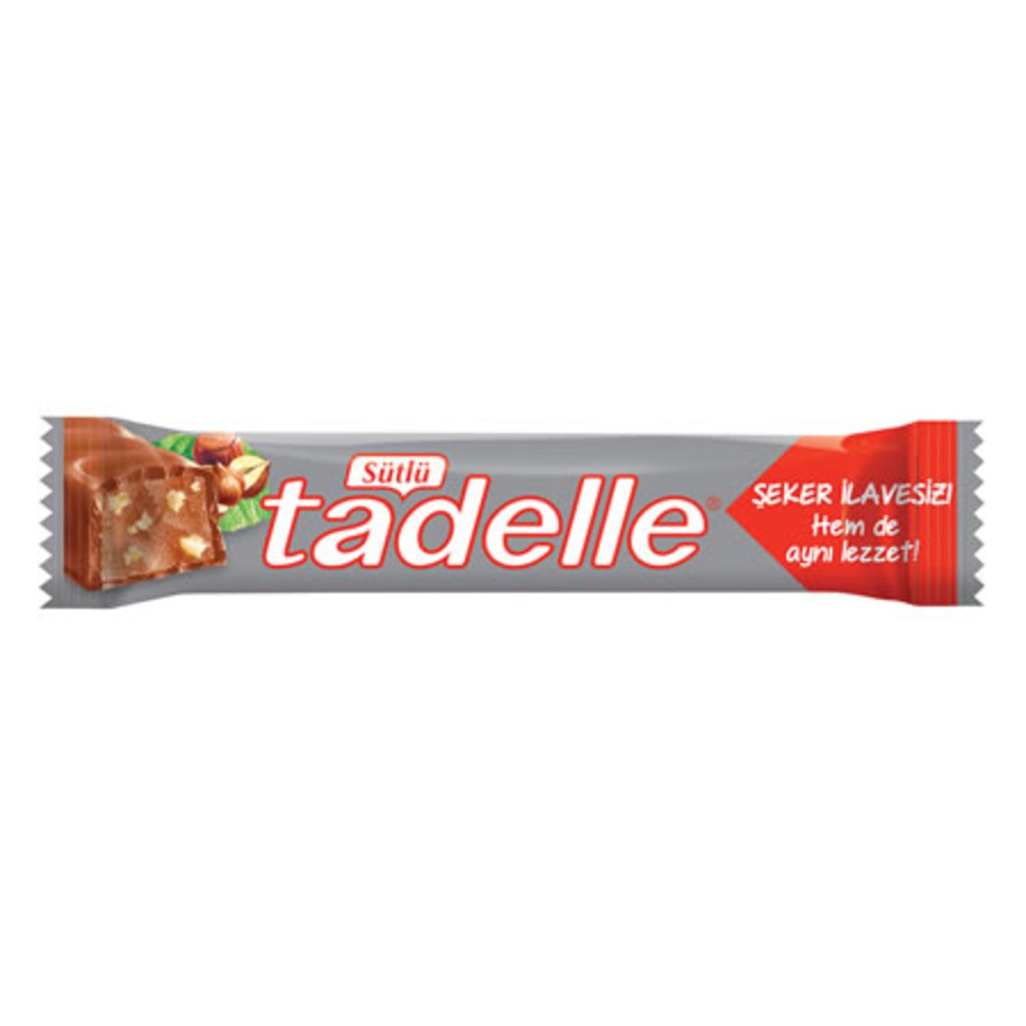 Tadelle Sugar-Free Milk Chocolate (Şeker İlavesiz Sütlü Çikolata) 20 G