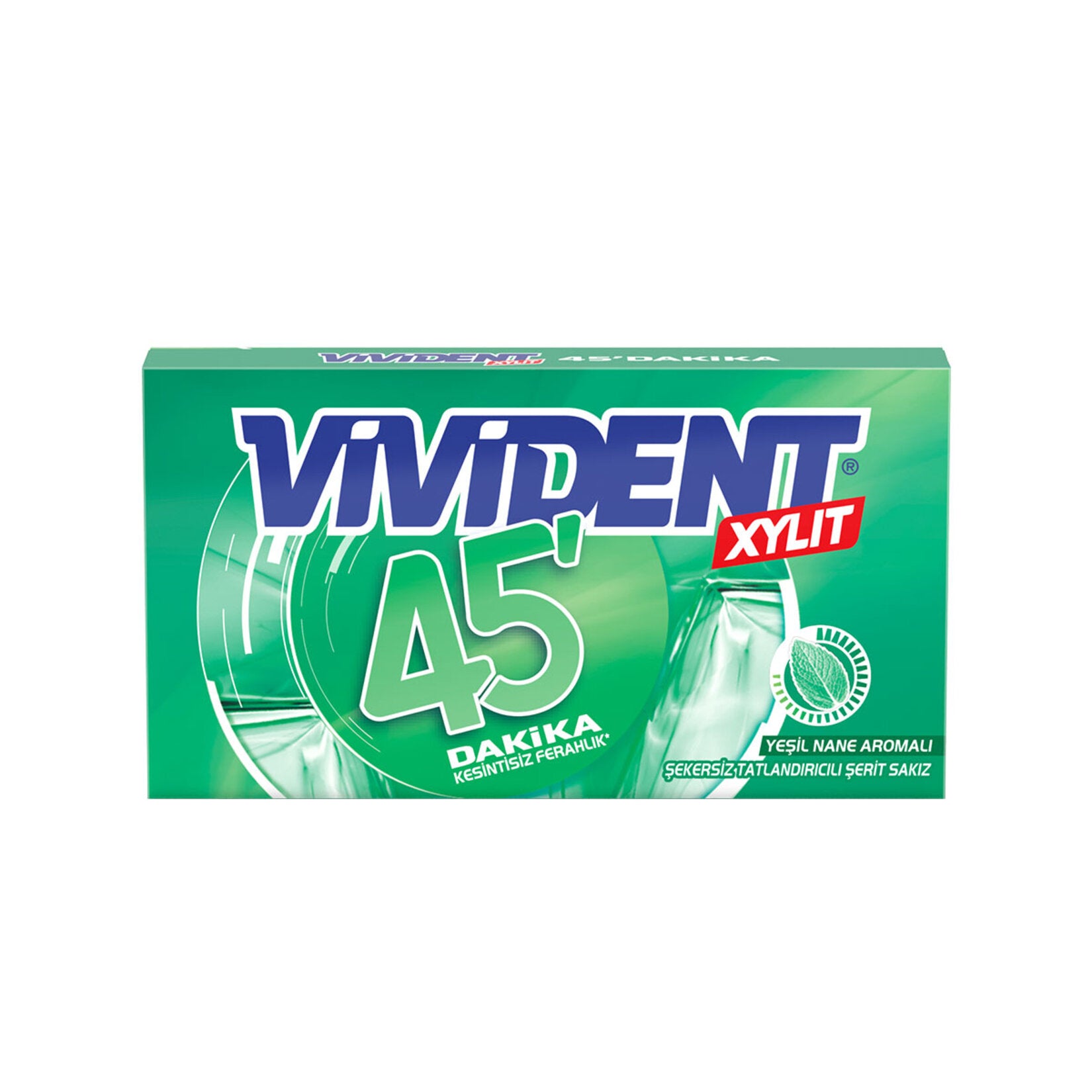 Vivident 45Dk Wallet Green Mint Gum 26g