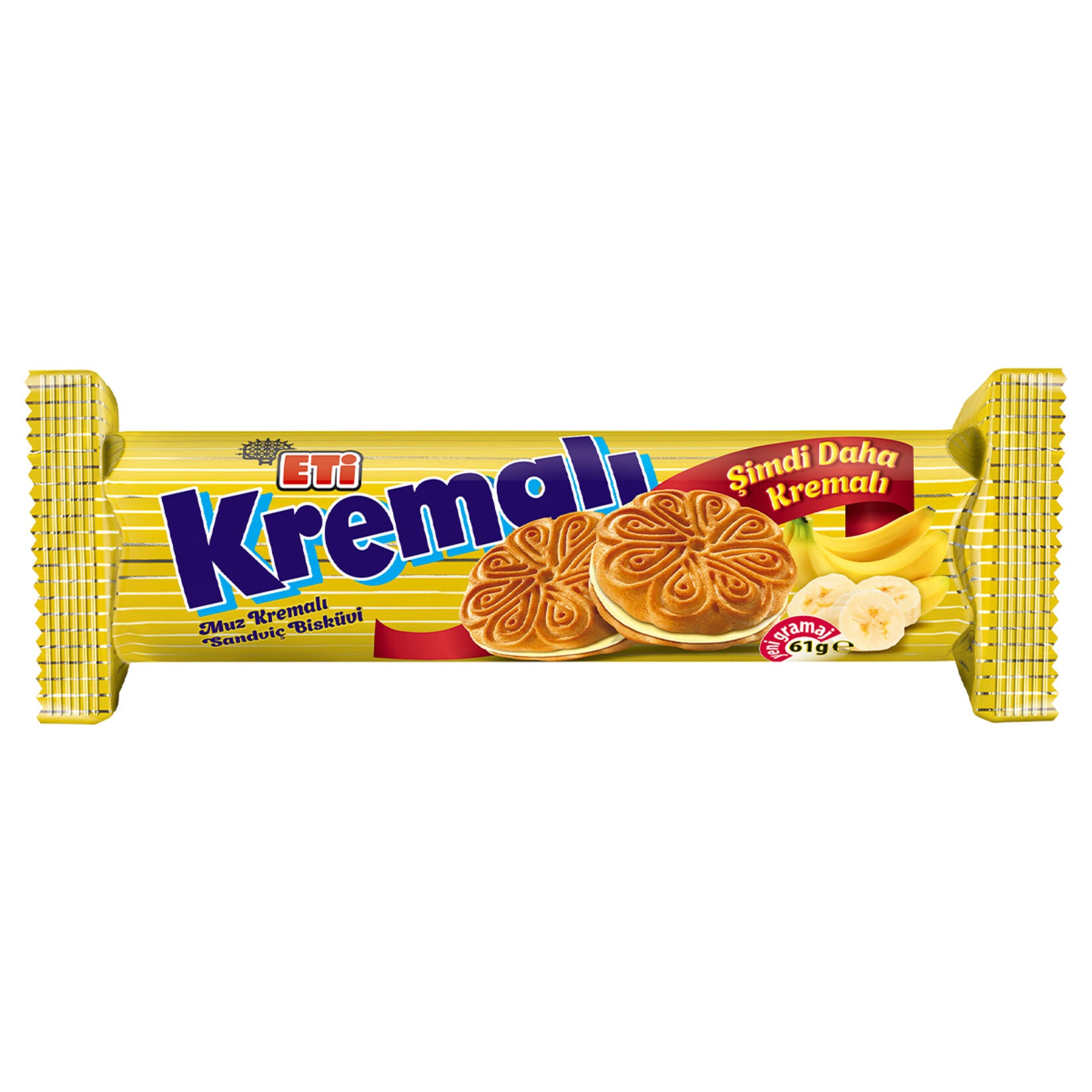 Eti Creamy Banana Biscuit (Kremalı Muzlu Bisküvi) 61g