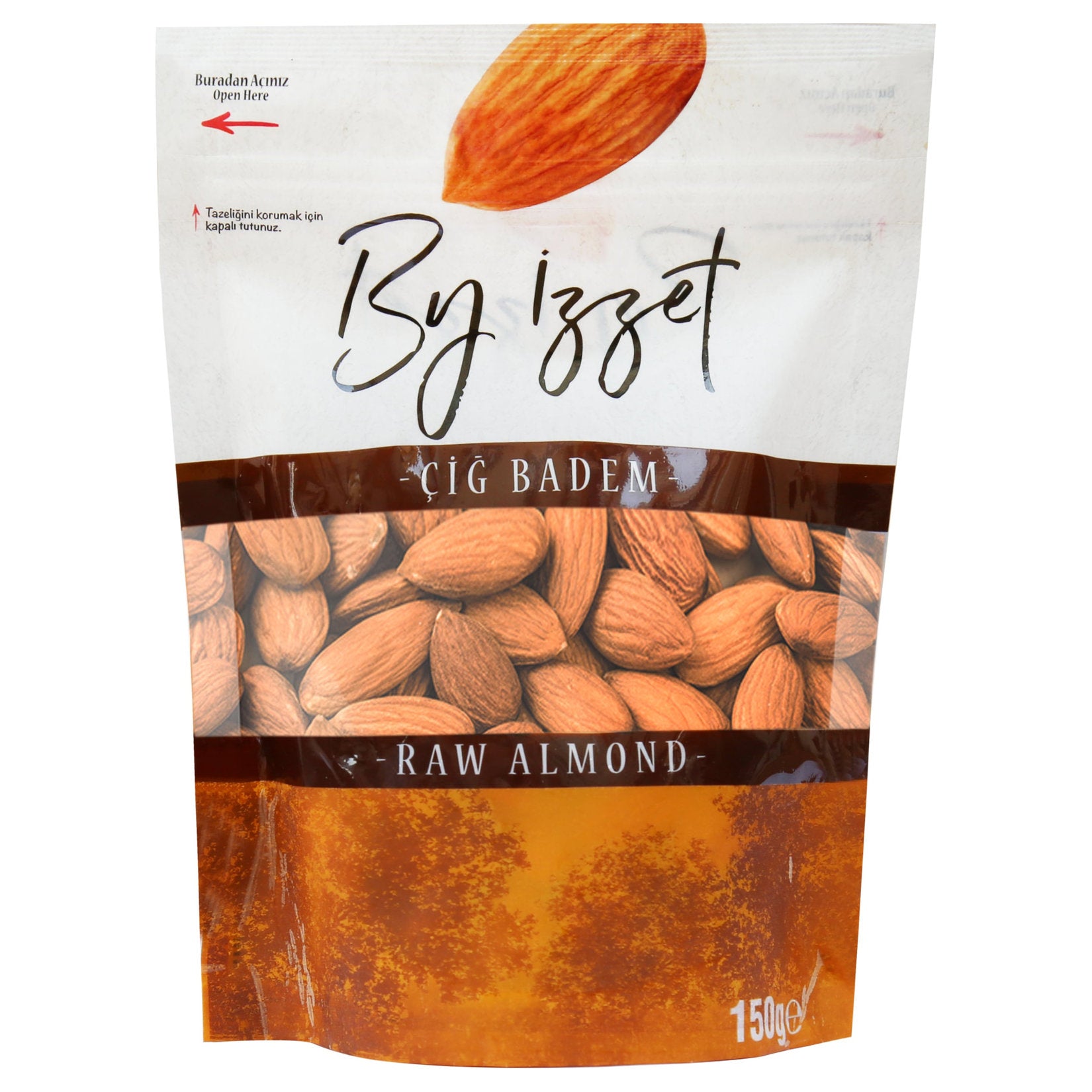 By İzzet Raw Almonds (Çiğ Badem) 150 G