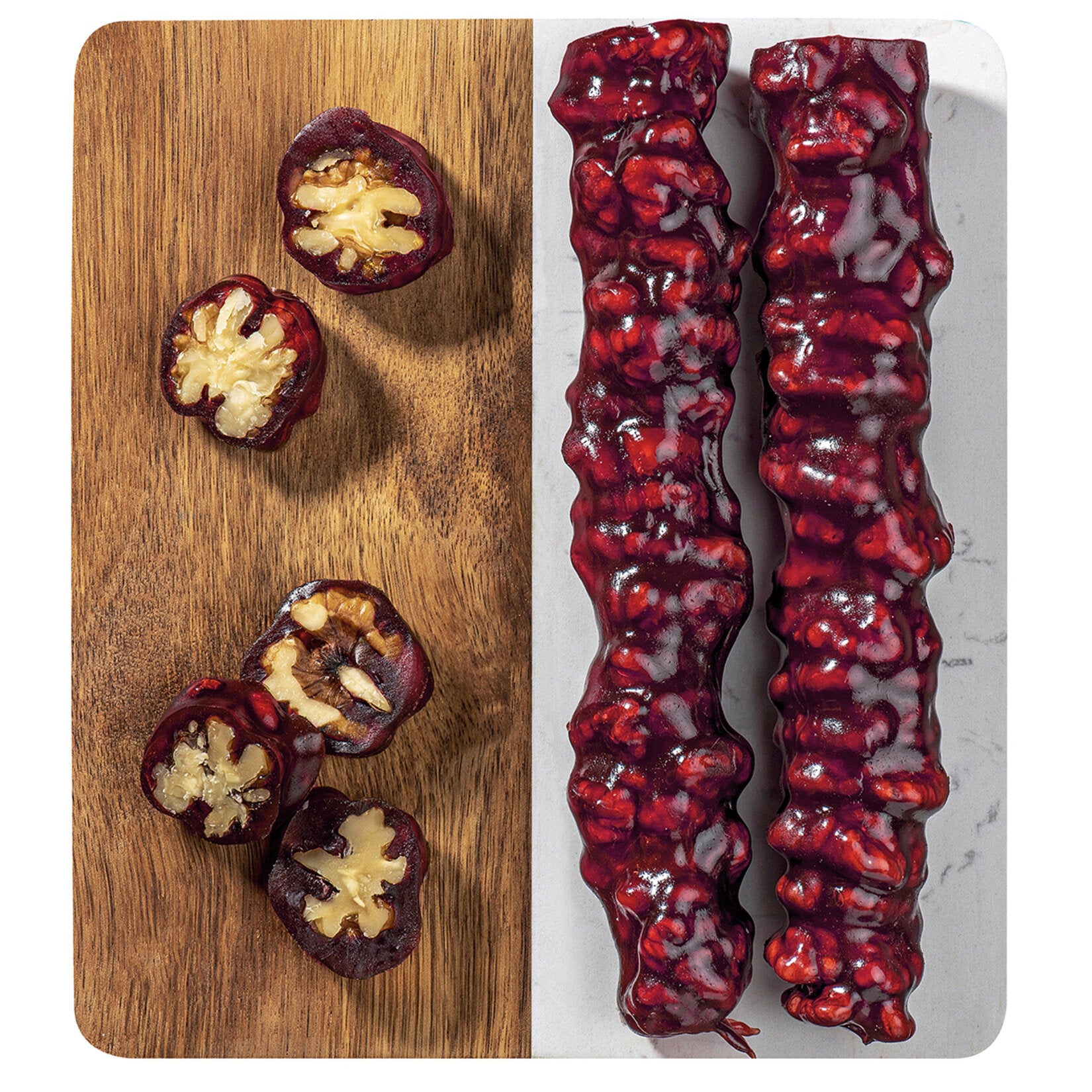 Pomegranate Flavored Walnut Sausage (Nar Aromalı Cevizli Sucuk) Kg