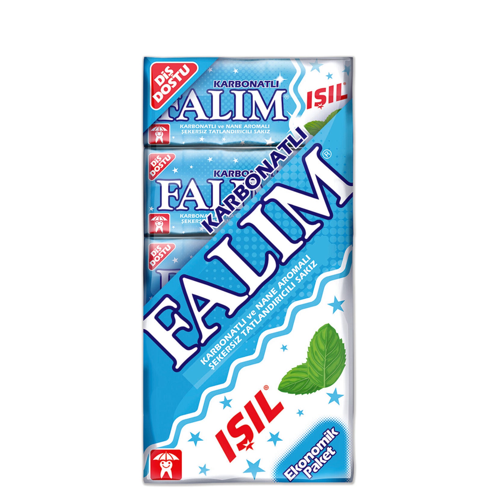 Falım Işıl Sugar-Free Mint Gum (Naneli Şekersiz Sakız) 40g