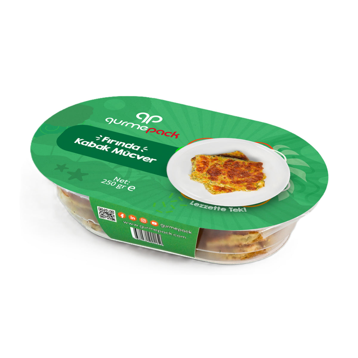 Gurmepack Baked Zucchini Fritters (Fırında Kabak Mücver) 250g