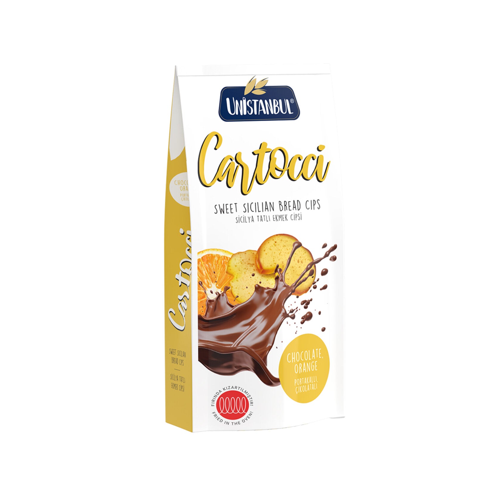 Unİstanbul Chocolate Orange Bread Chips (Çikolatalı Portakallı Ekmek Cipsi) 110g