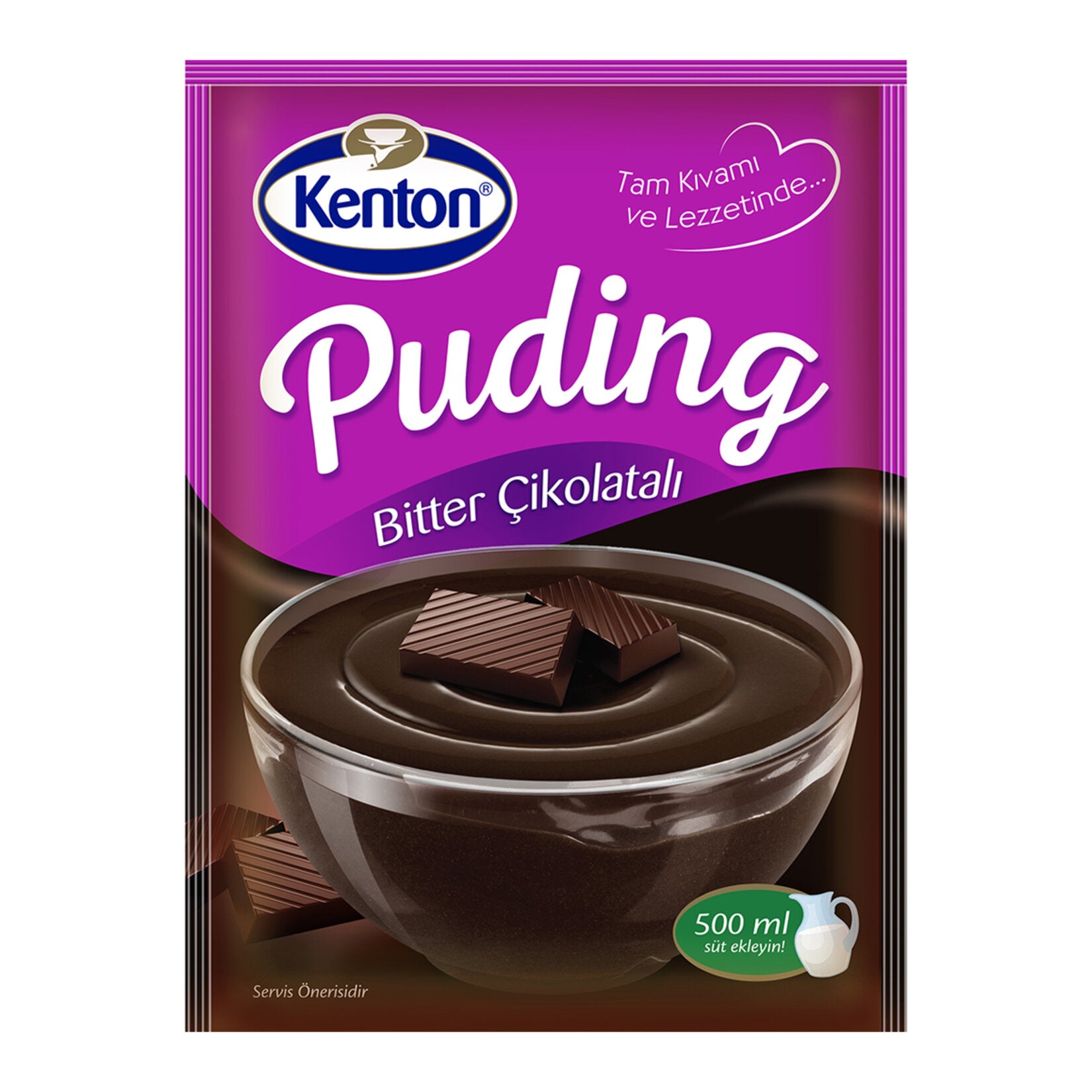 Kenton Pudding Chocolate Love with Dark Chocolate (Bitter Çikolatalı Çikolata Aşkı) 100 G