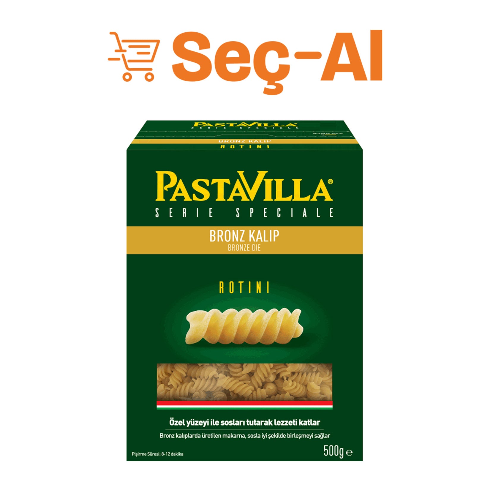 Pastavilla Bronz Kalıp Rotini 500 G