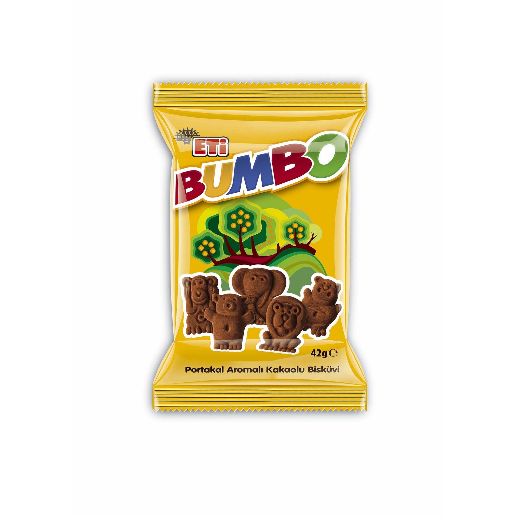 Eti Bumbo Orange Flavored Cocoa Biscuit 42g