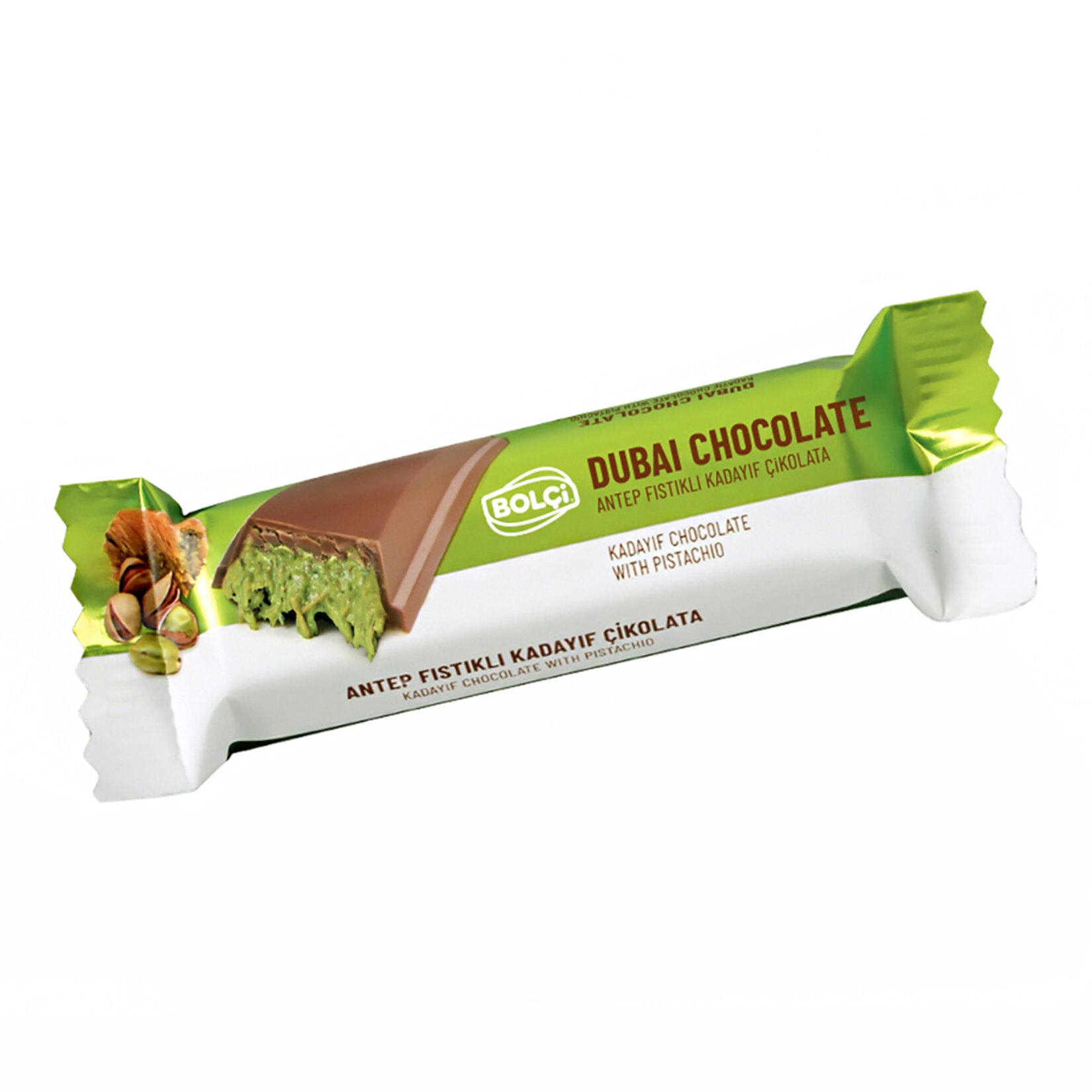 Bolçi Milk Chocolate with Pistachio Kadayıf Filling 30 G