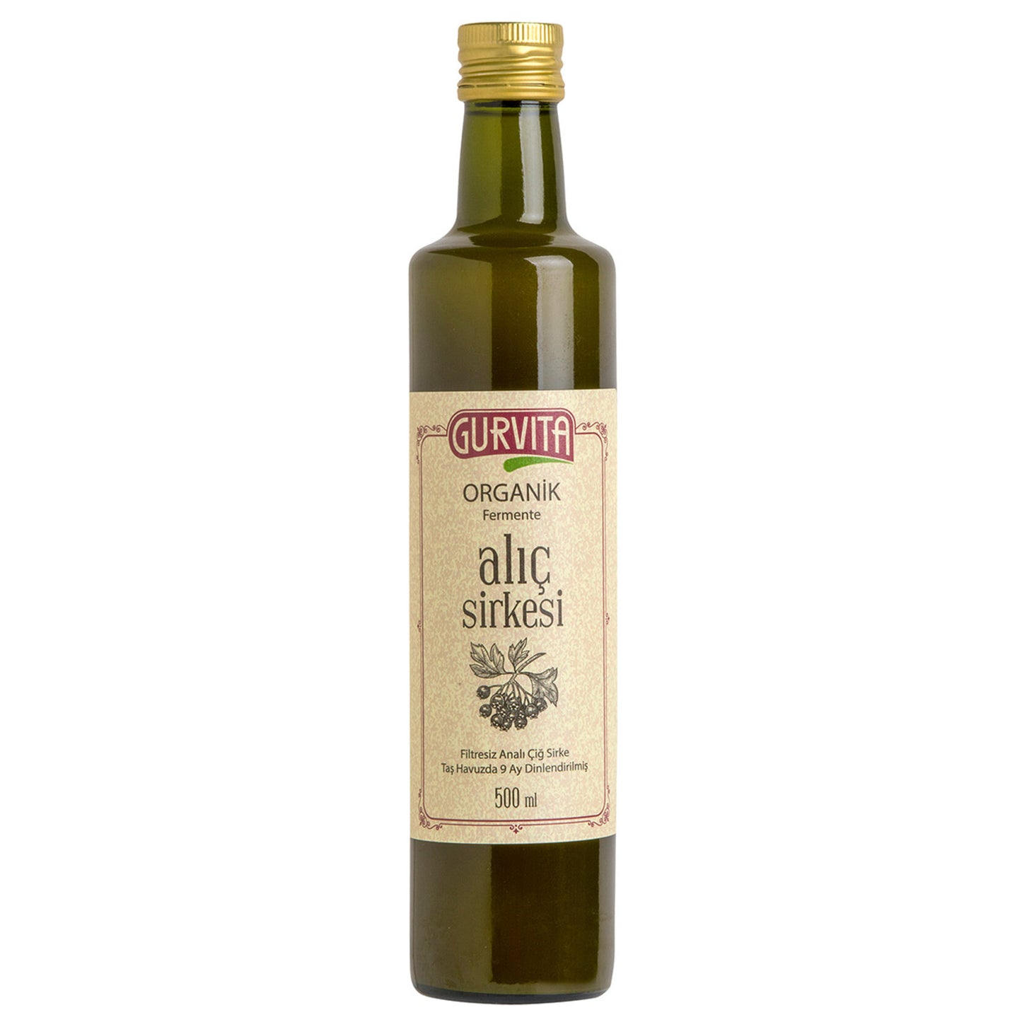 Gurvita Organik Alıç Sirkesi 500 Ml