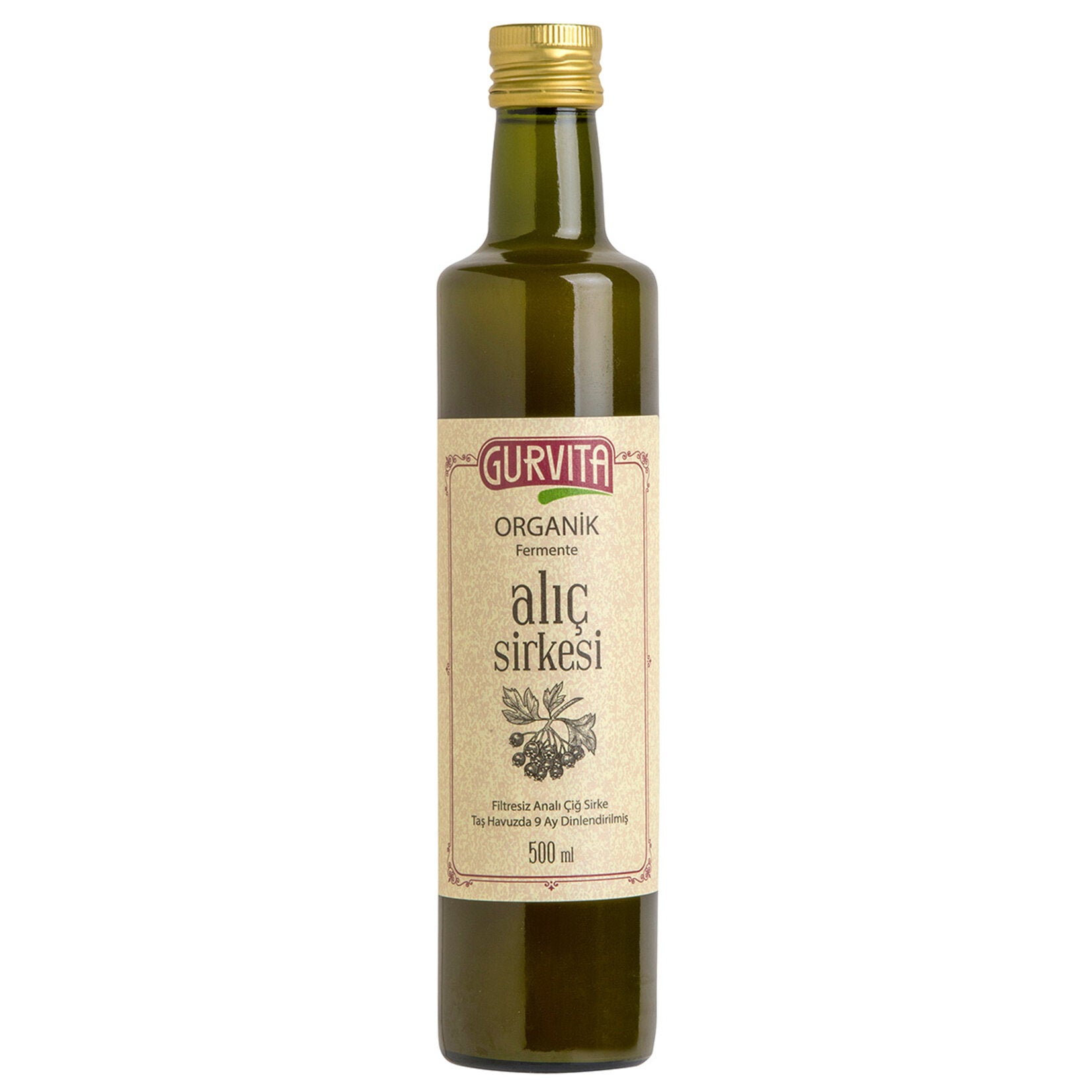 Gurvita Organik Alıç Sirkesi 500 Ml