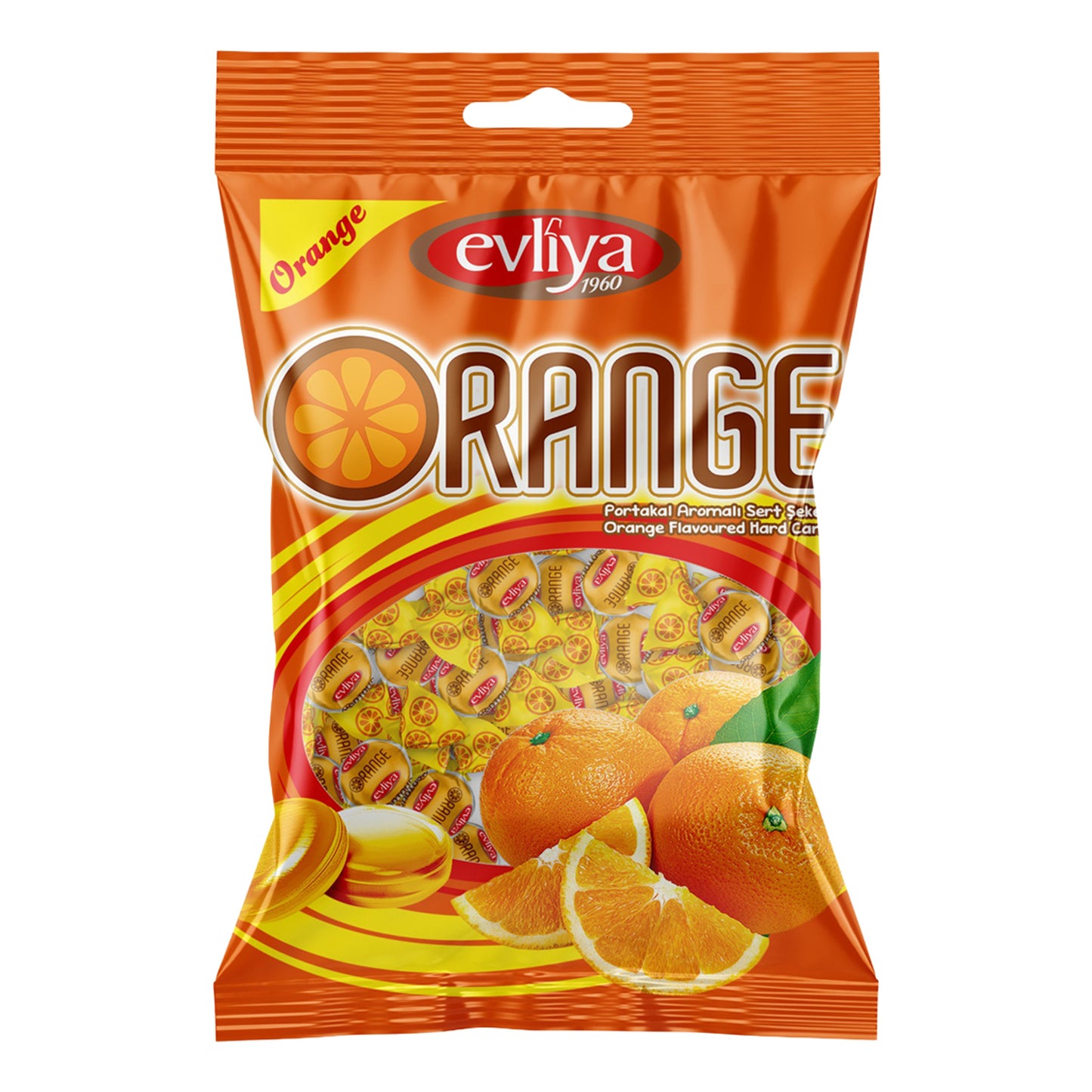 Evliya Orange Flavored Hard Candy 350g