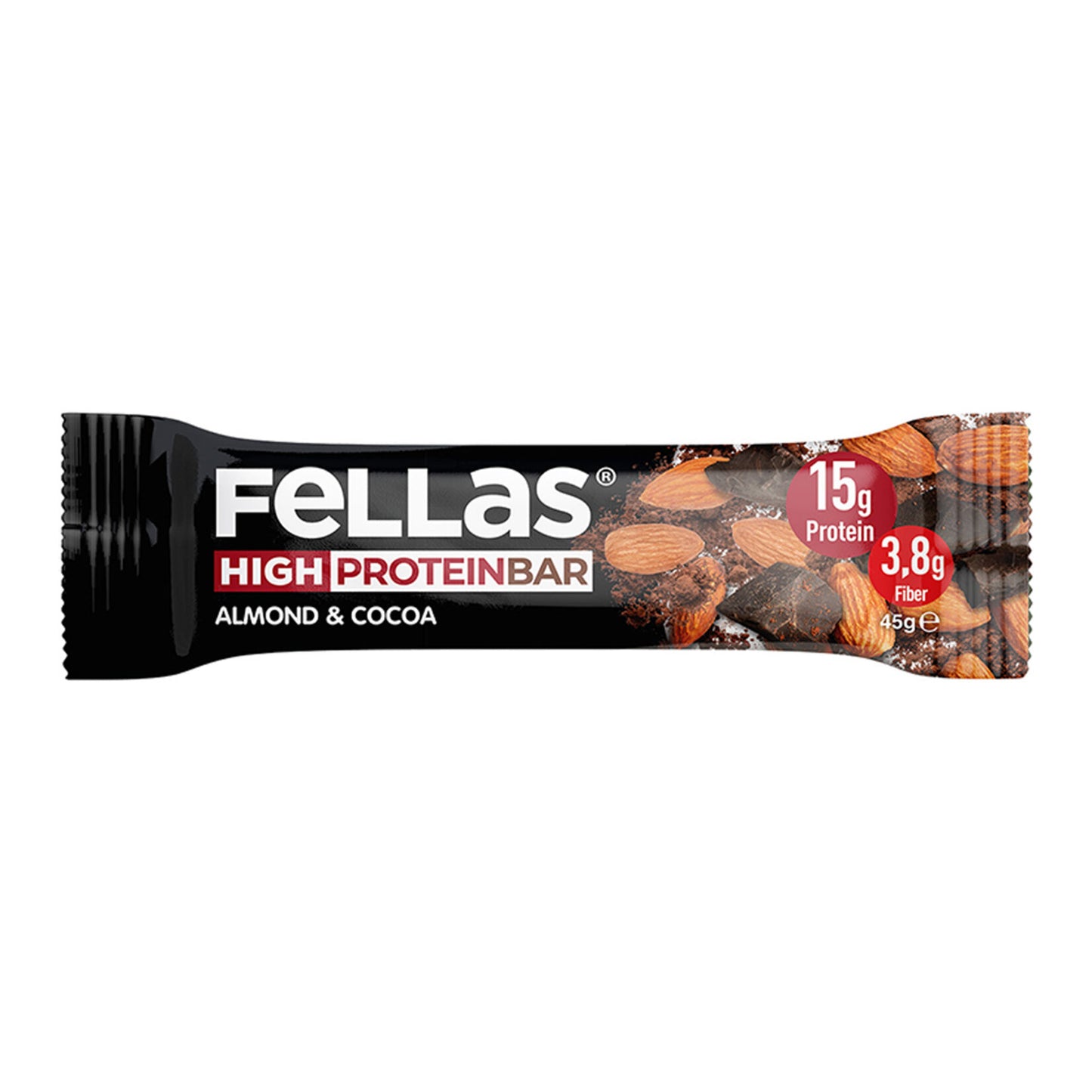 Fellas Almond and Cocoa Protein Bar 45 G