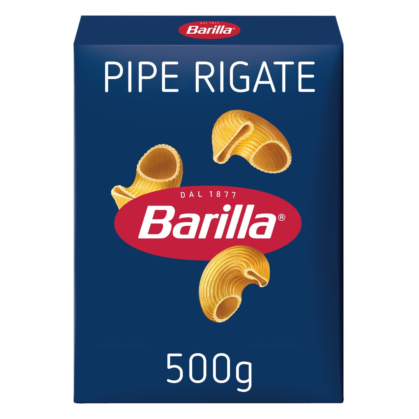 Barilla Mantı Makarna (Pipe Rigate) 500 G